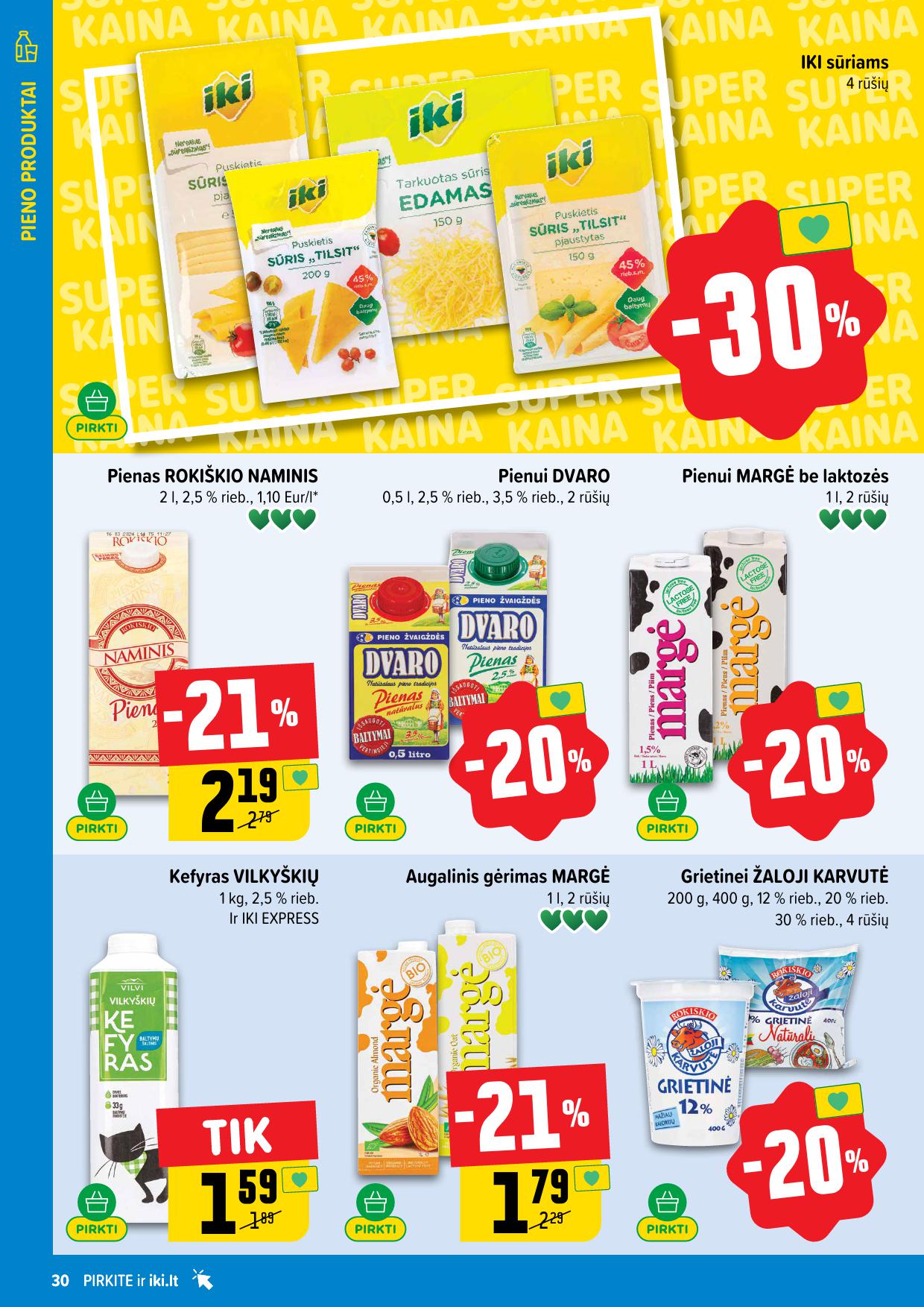 Naujausias IKI kaininis katalogas 2026.02.09 - 2026.02.15