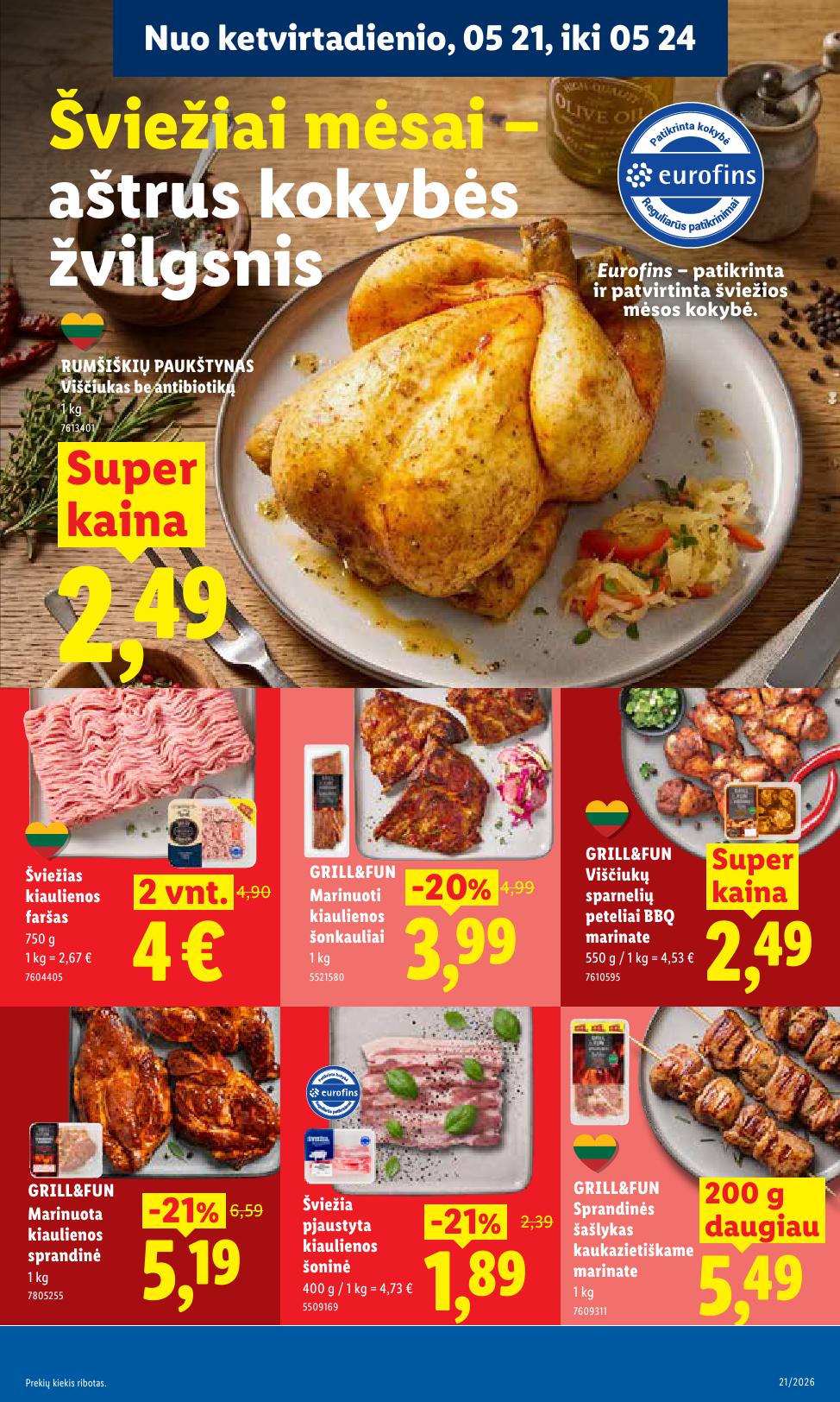Naujausias LIDL kaininis katalogas 2026.05.18 - 2026.05.24