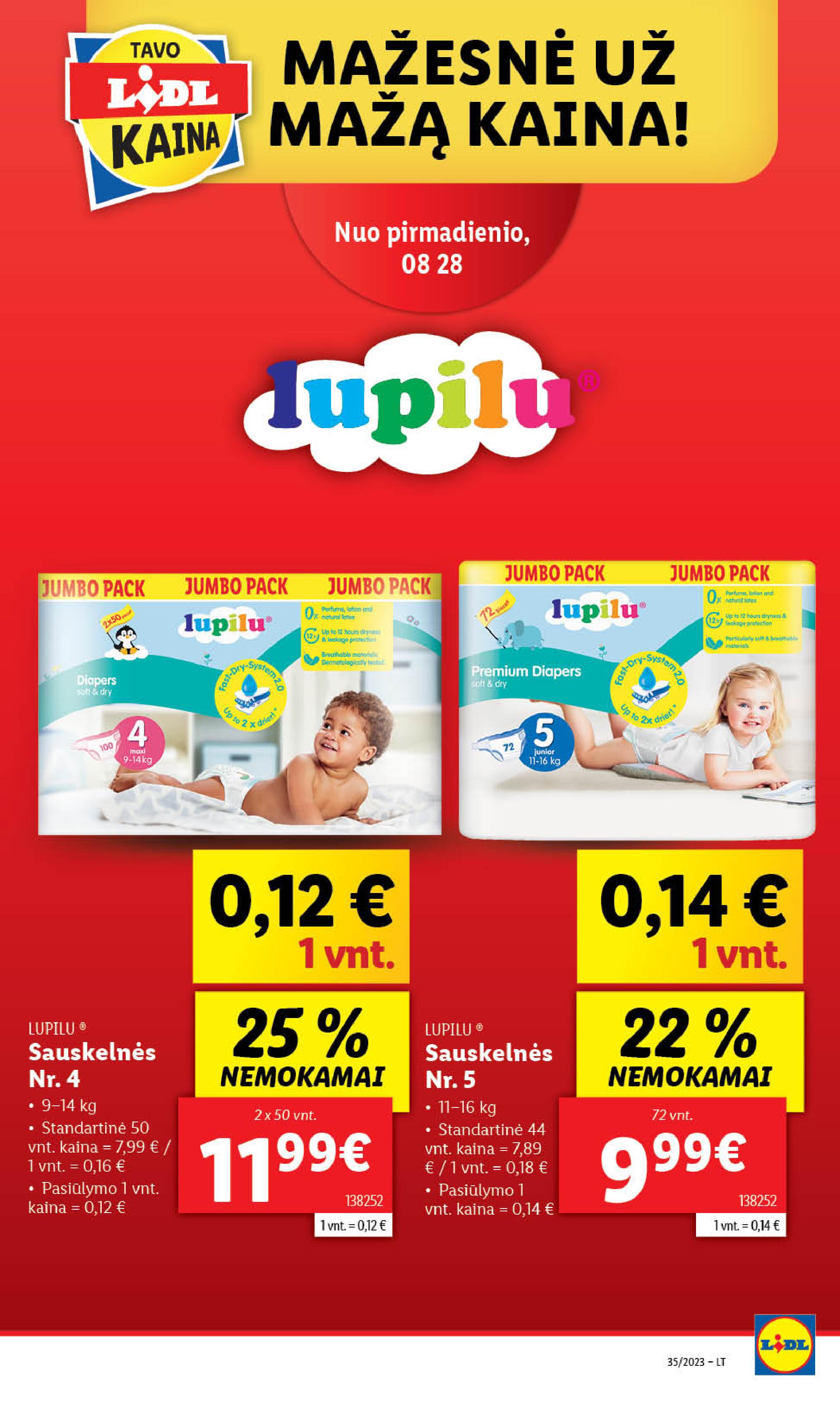 Naujausias LIDL kaininis katalogas 2023.08.28 - 2023.09.03