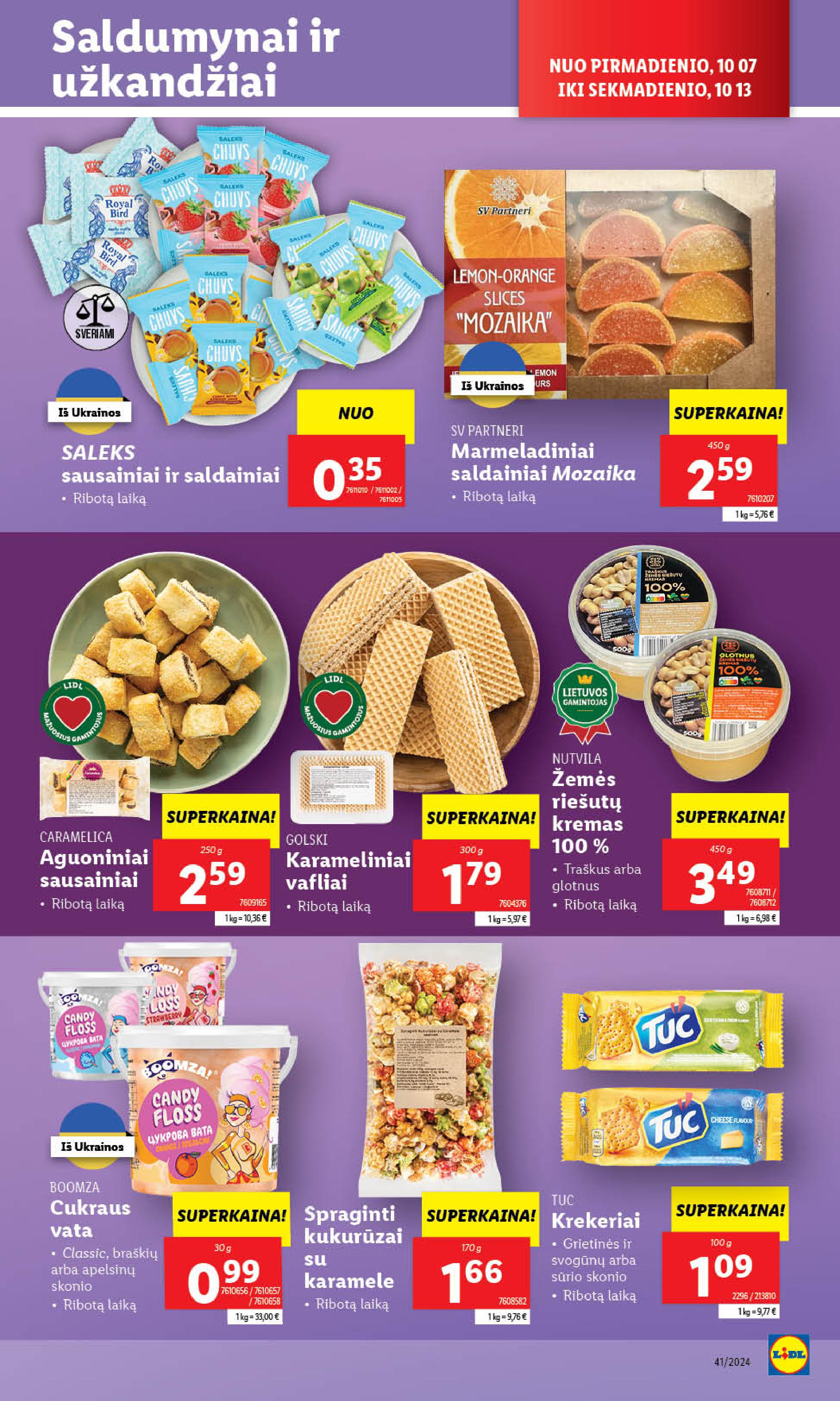 Naujausias LIDL kaininis katalogas 2024.10.07 - 2024.10.13