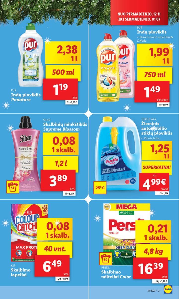 Naujausias LIDL kaininis katalogas 2023.12.18 - 2023.12.24