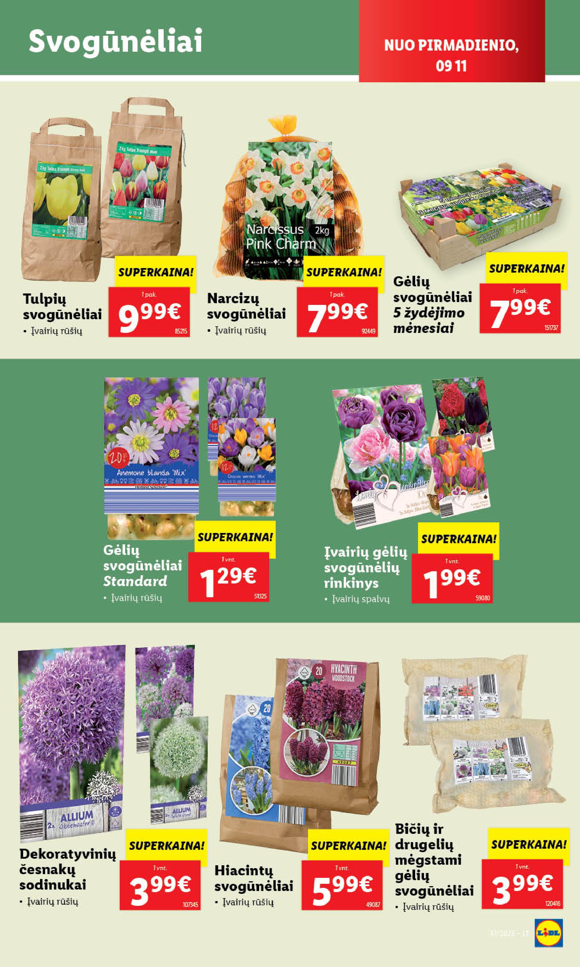 Naujausias LIDL kaininis katalogas 2023.09.11 - 2023.09.17