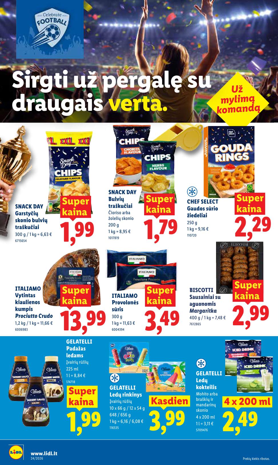 Naujausias LIDL kaininis katalogas 2026.06.08 - 2026.06.14