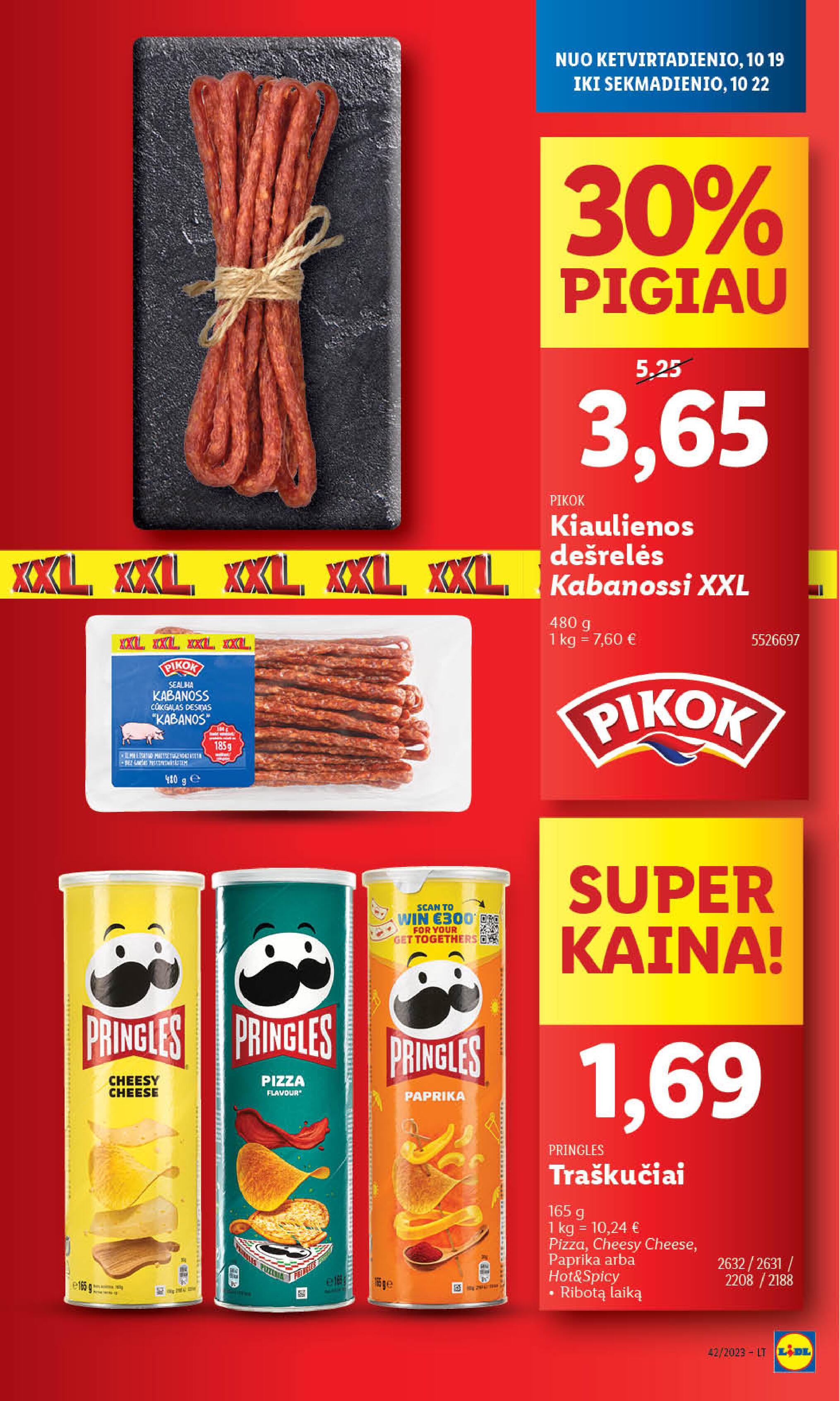Naujausias LIDL kaininis katalogas 2023.10.16 - 2023.10.22