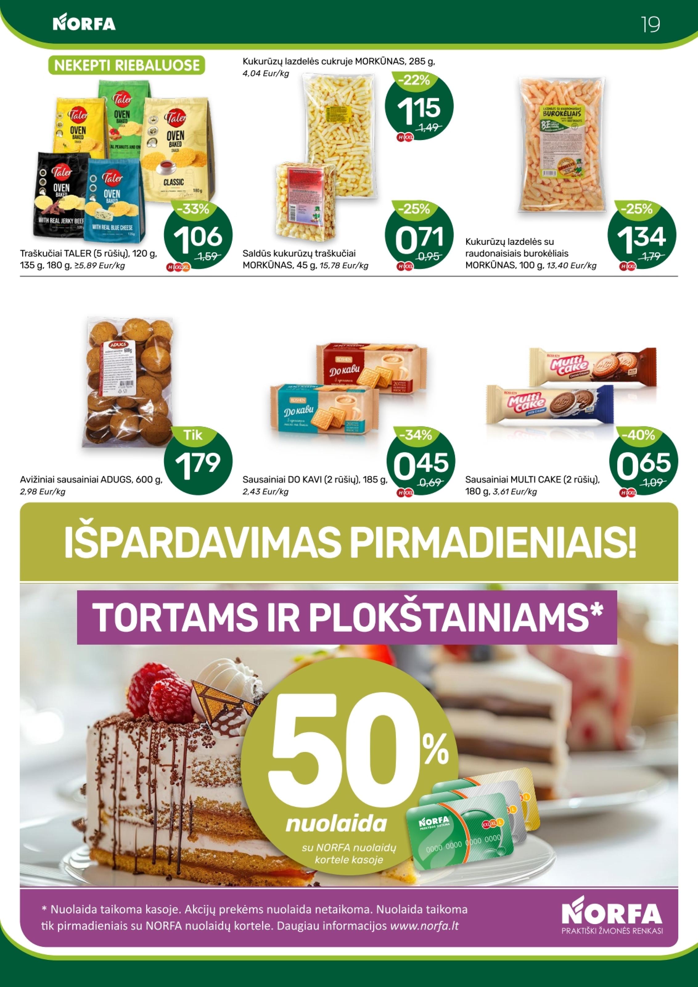 Naujausias NORFA kaininis katalogas 2025.07.10 - 2025.07.23