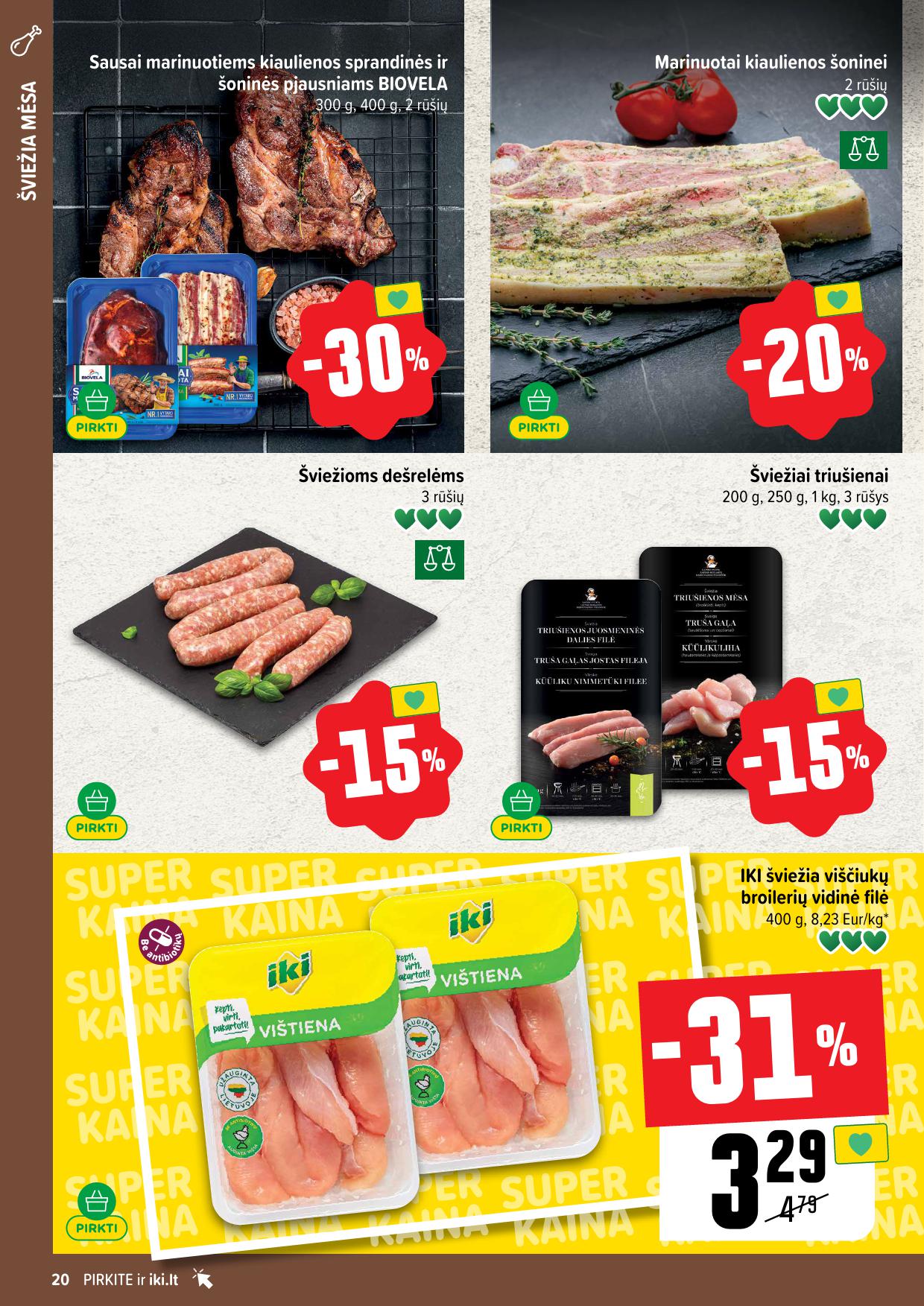 Naujausias IKI kaininis katalogas 2026.01.26 - 2026.02.01