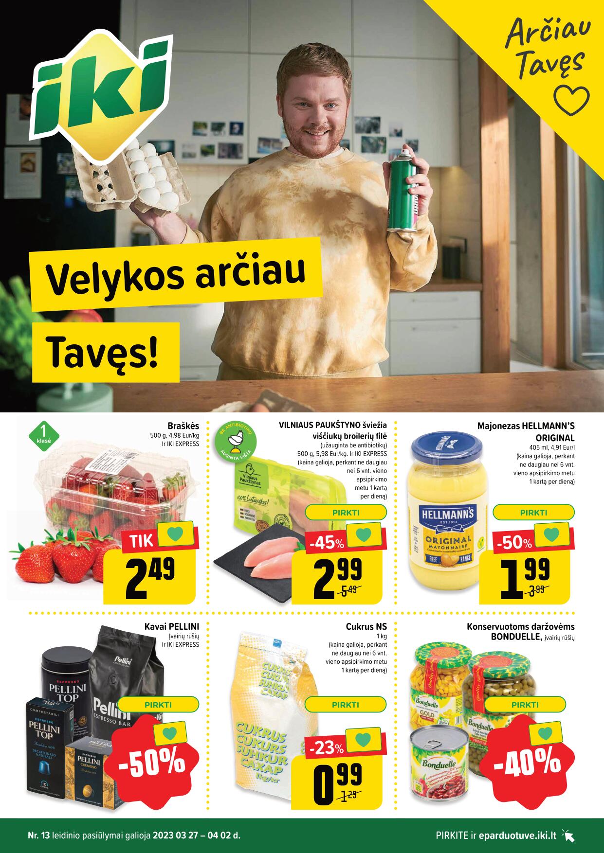 Naujausias IKI kaininis katalogas 2023.03.27 - 2023.04.02