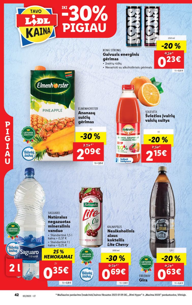 Naujausias LIDL kaininis katalogas 2023.01.16 - 2023.01.22