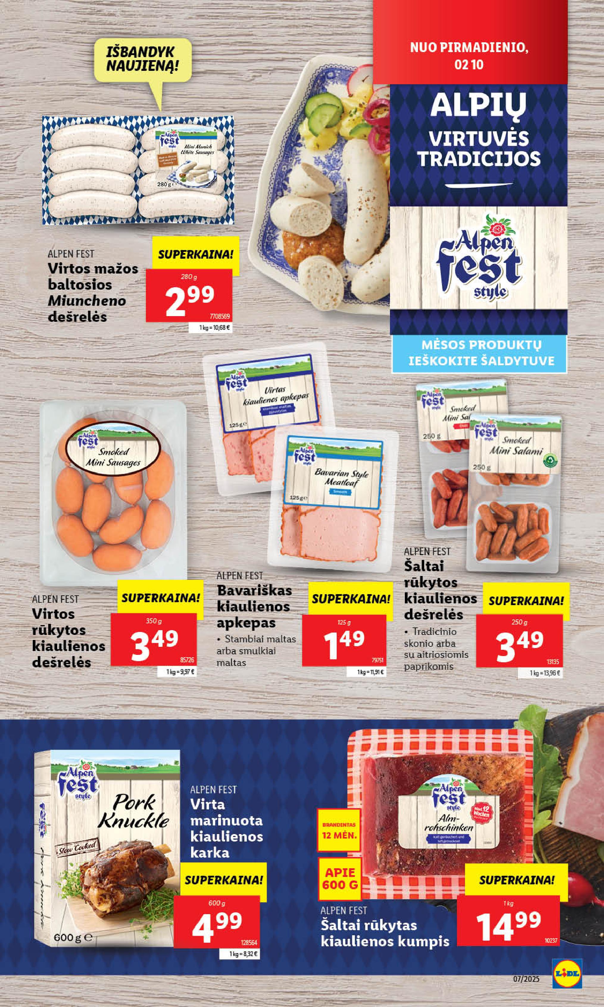 Naujausias LIDL kaininis katalogas 2025.02.10 - 2025.02.16