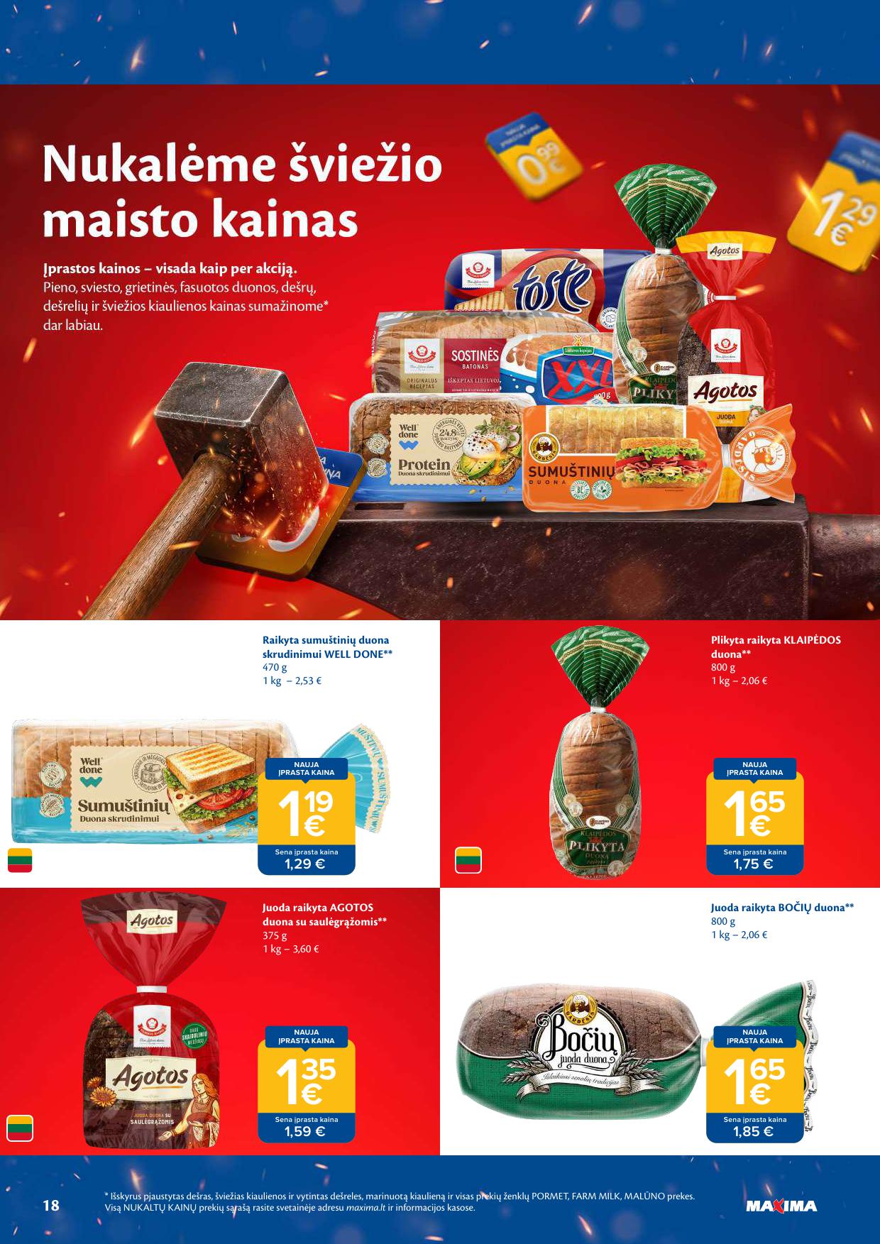 Naujausias MAXIMA kaininis katalogas 2026.09.22 - 2026.09.28