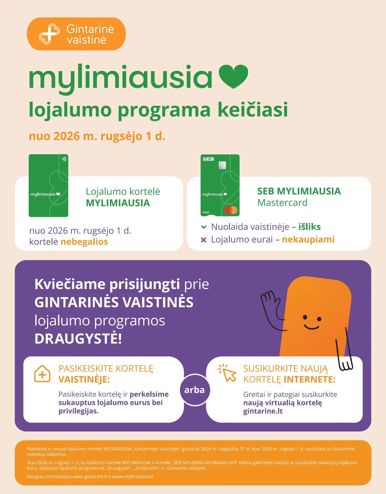 Naujas GINTARINĖS vaistinės leidinys nuo 2026.08.01 iki 2026.08.31