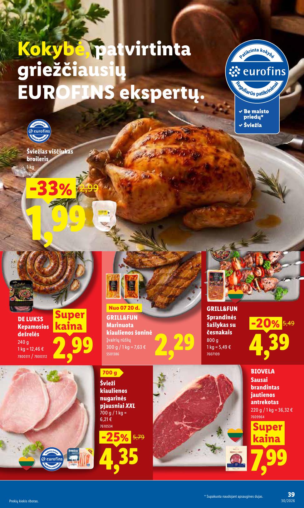 Naujausias LIDL kaininis katalogas 2026.07.20 - 2026.07.26