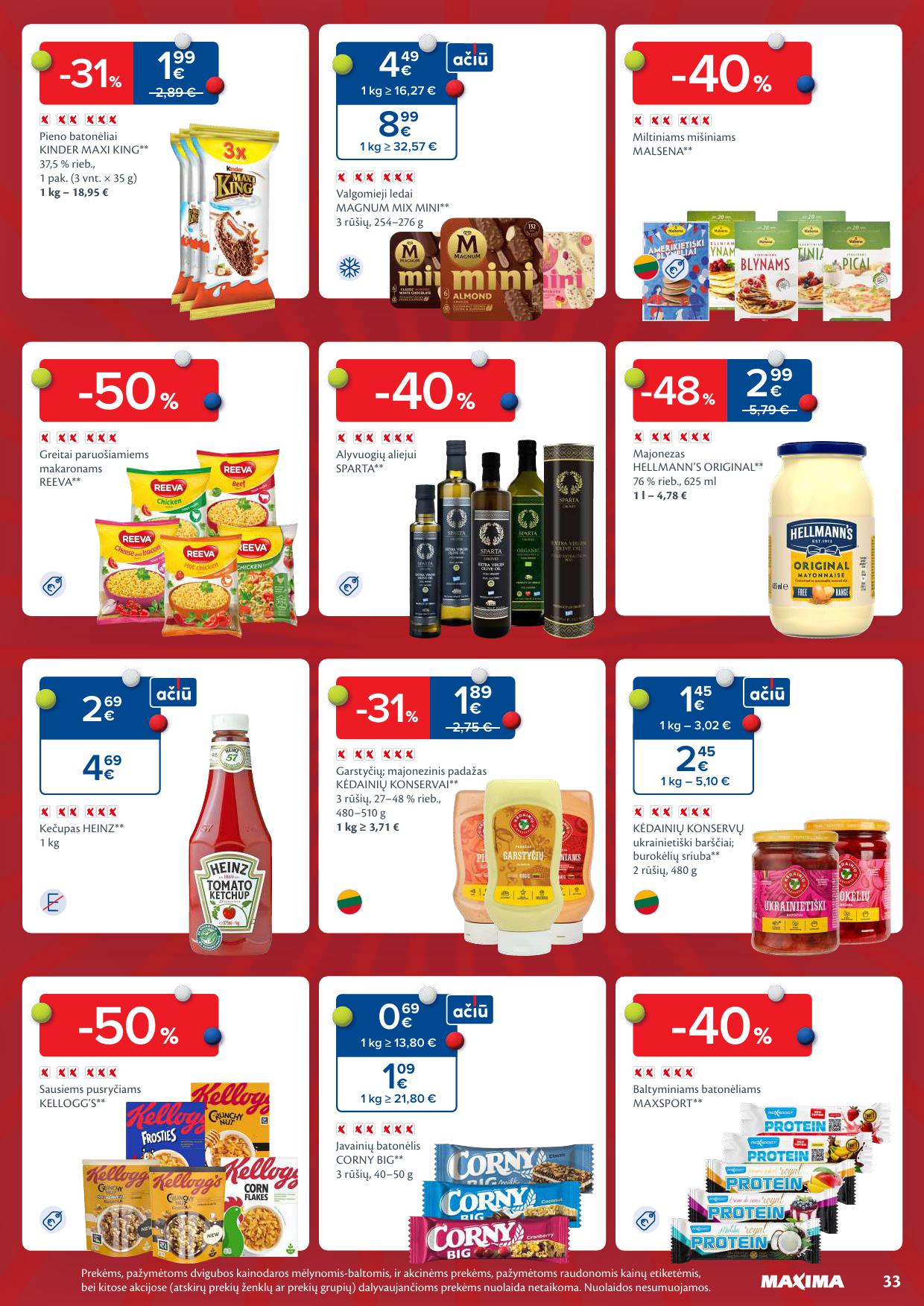 Naujausias MAXIMA kaininis katalogas 2026.02.24 - 2026.03.02