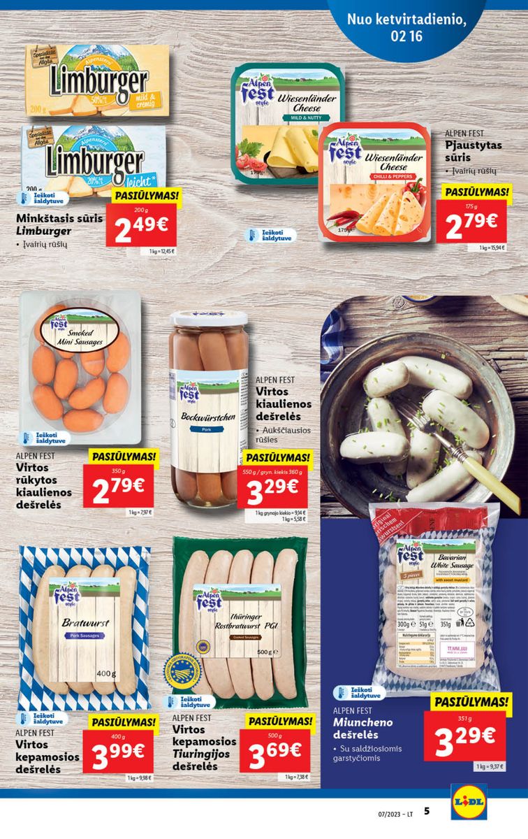 Naujausias LIDL kaininis katalogas 2023.02.13 - 2023.02.19 