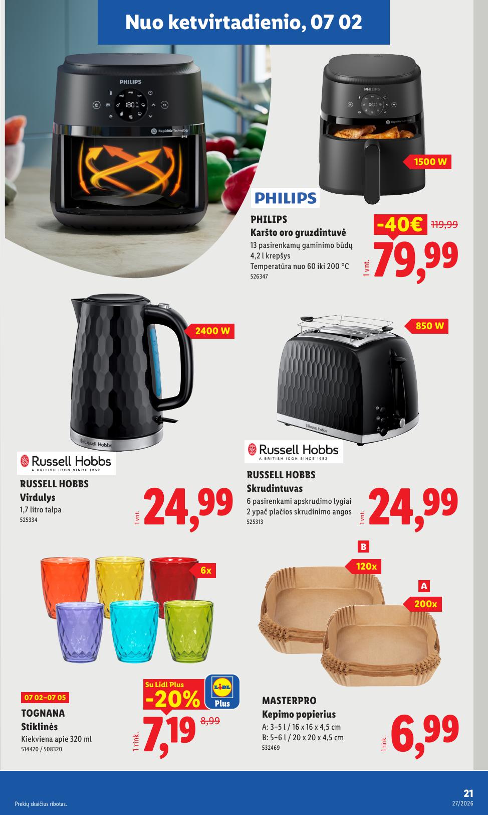 LIDL ne maisto prekių leidinys 2026.06.29 - 2026.07.05
