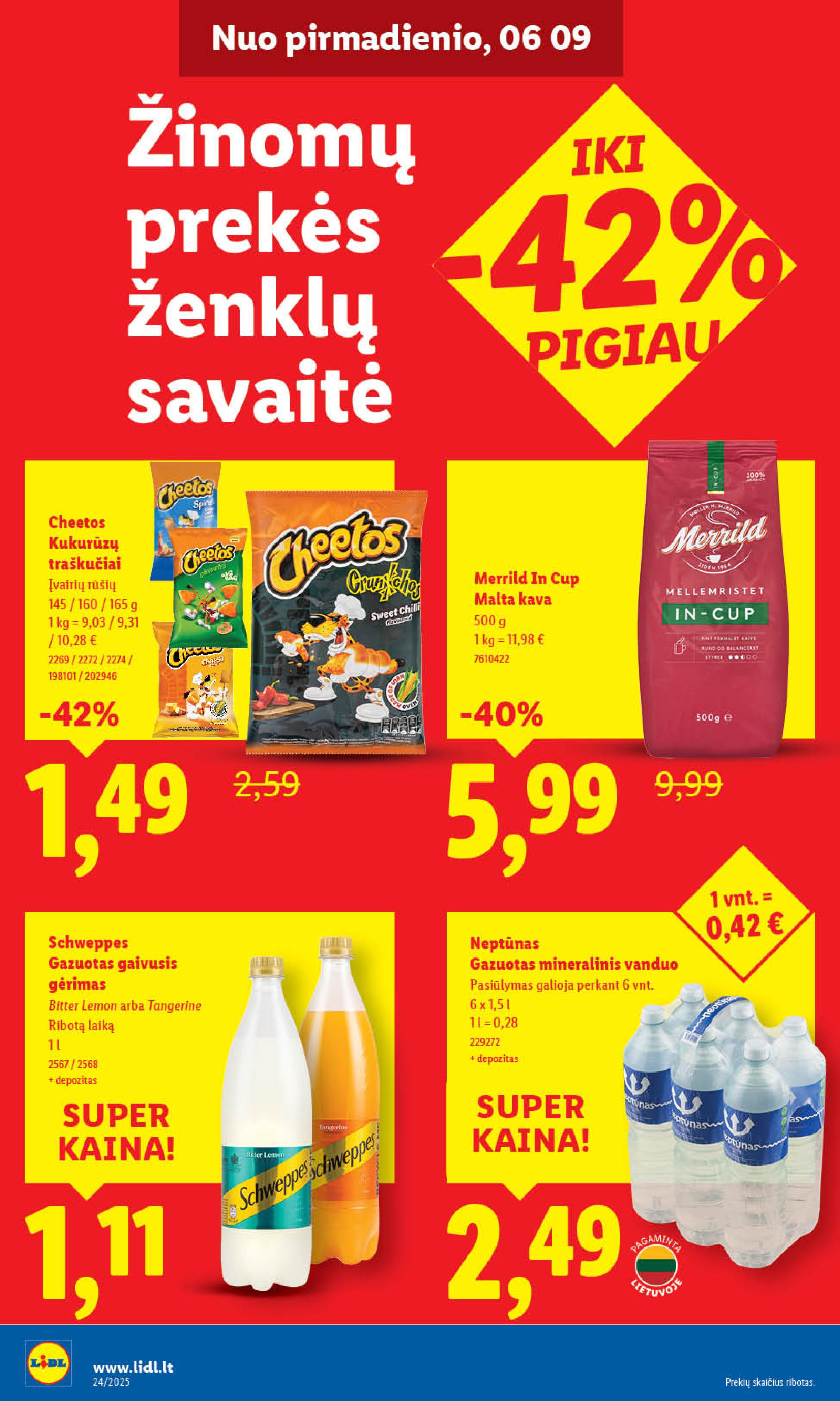 Naujausias LIDL kaininis katalogas 2025.06.09 - 2025.06.15