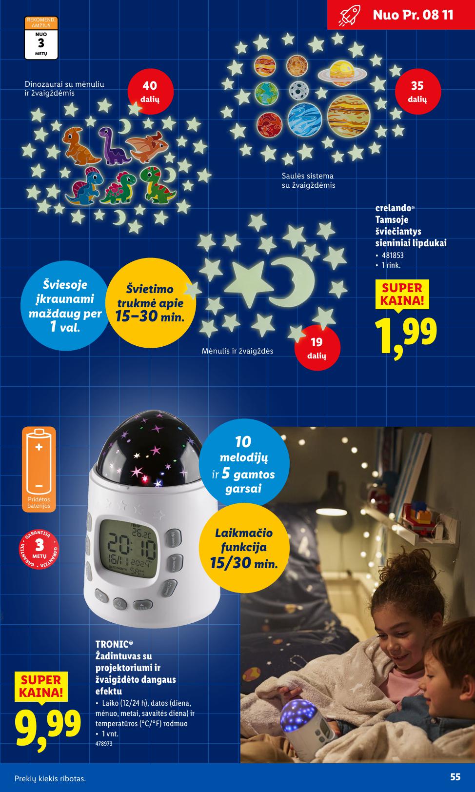 LIDL mokyklos prekių katalogas "Į žinių pasaulį" galioja nuo 2025.07.21