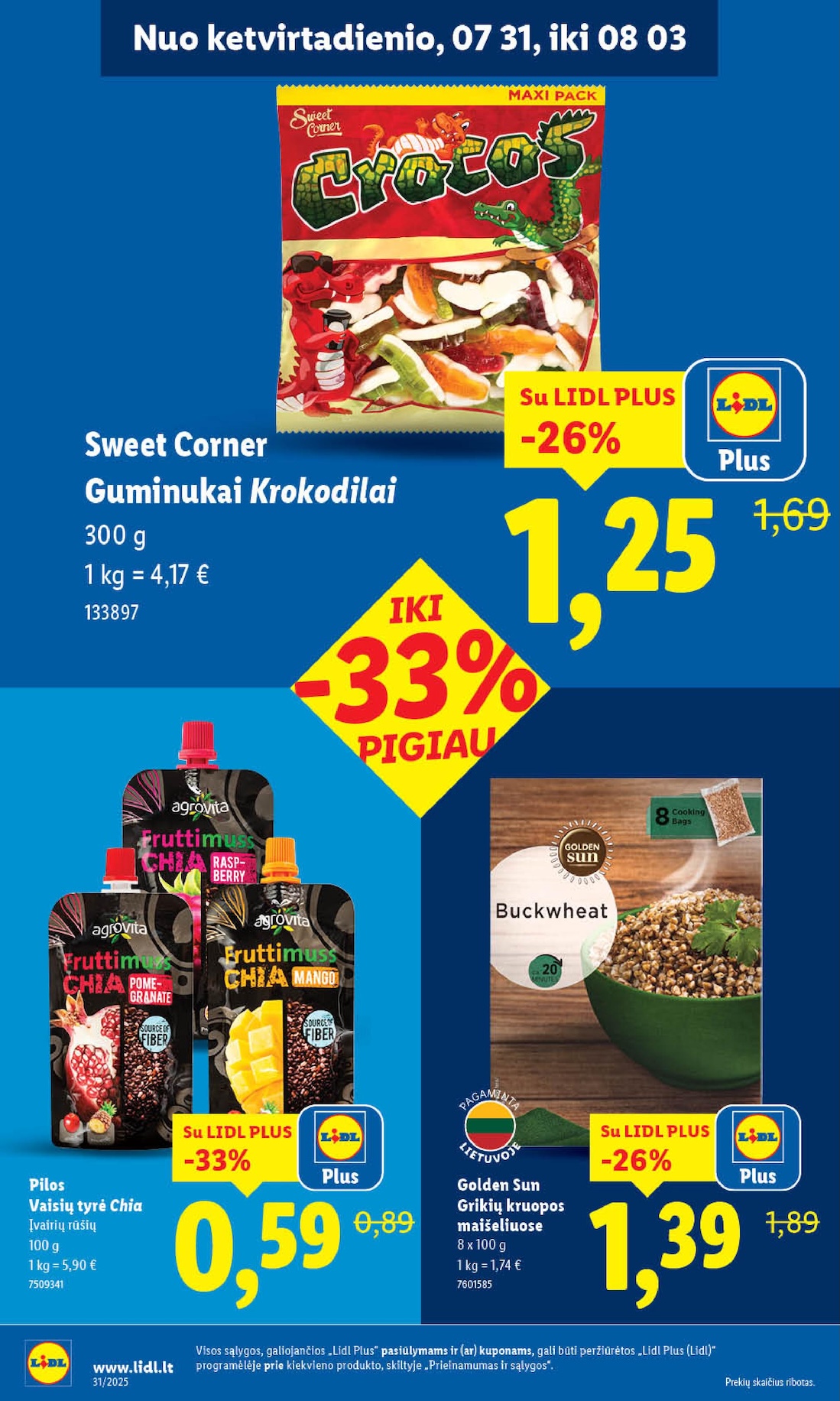 Naujausias LIDL kaininis katalogas 2025.07.28 - 2025.08.03