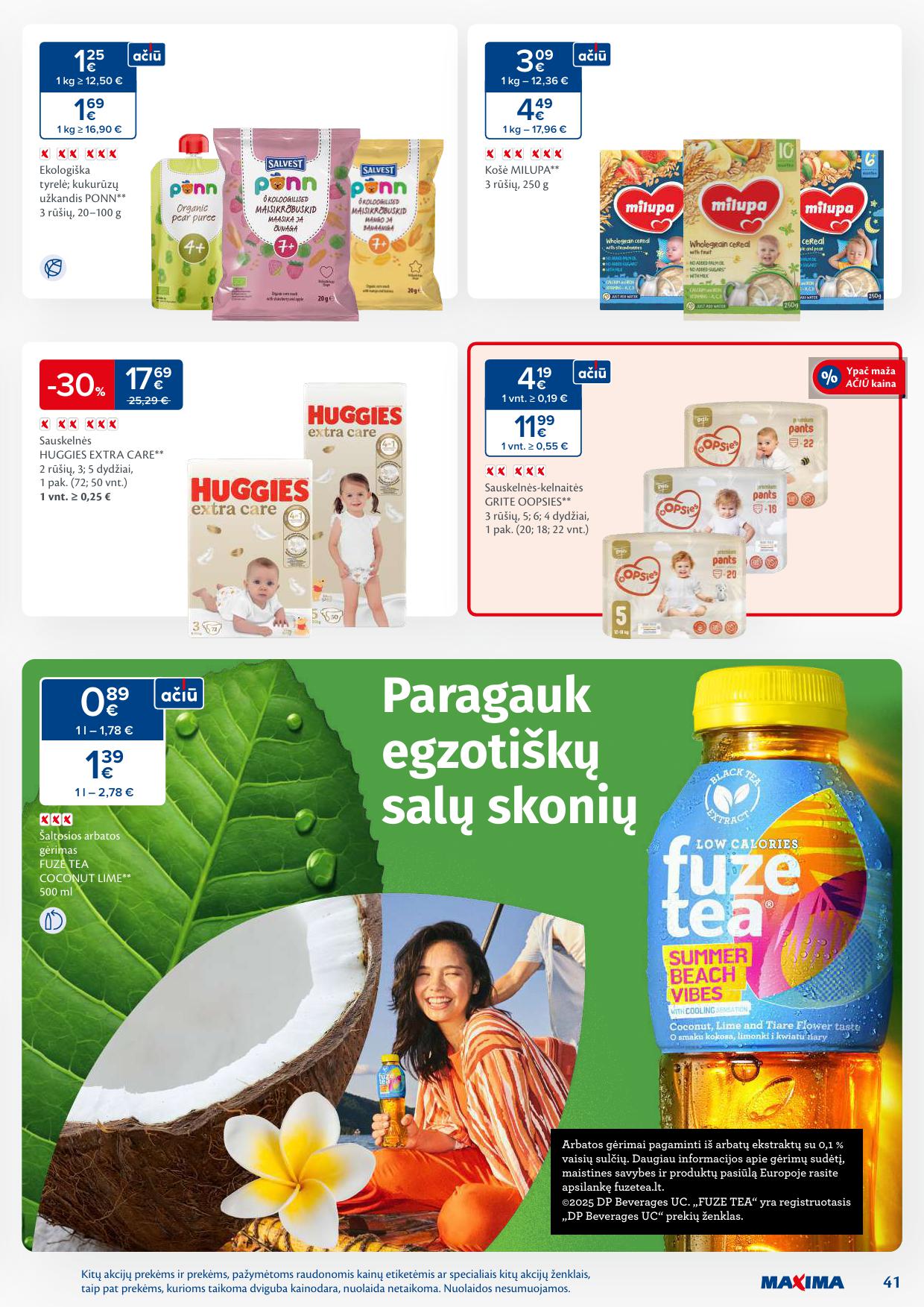 Naujausias MAXIMA kaininis katalogas 2025.06.17 - 2025.06.23
