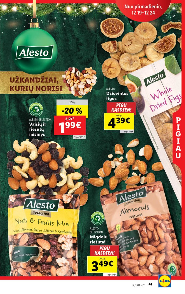 Naujausias LIDL kaininis katalogas 2022.12.19 - 2022.12.25