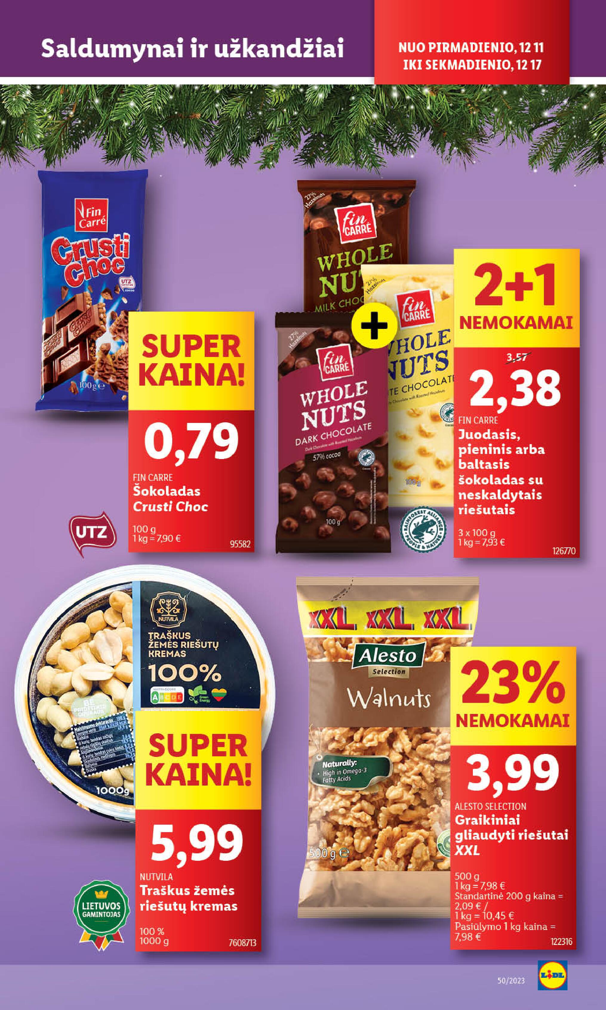 Naujausias LIDL kaininis katalogas 2023.12.11 - 2023.12.17