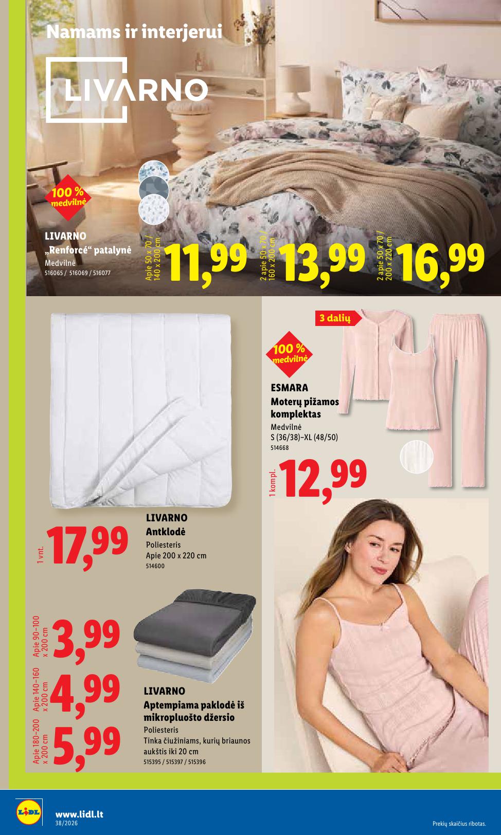 LIDL ne maisto prekių leidinys 2026.09.14 - 2026.09.20