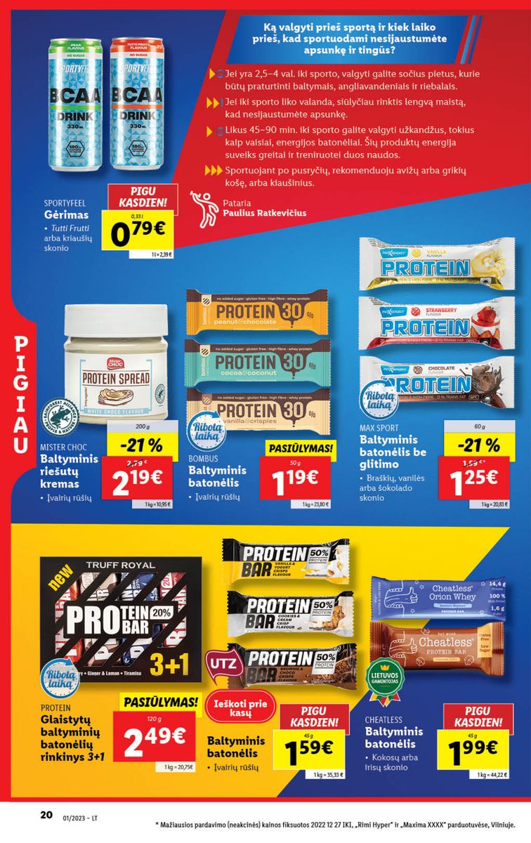 Naujausias LIDL kaininis katalogas 2023.01.02 - 2023.01.08