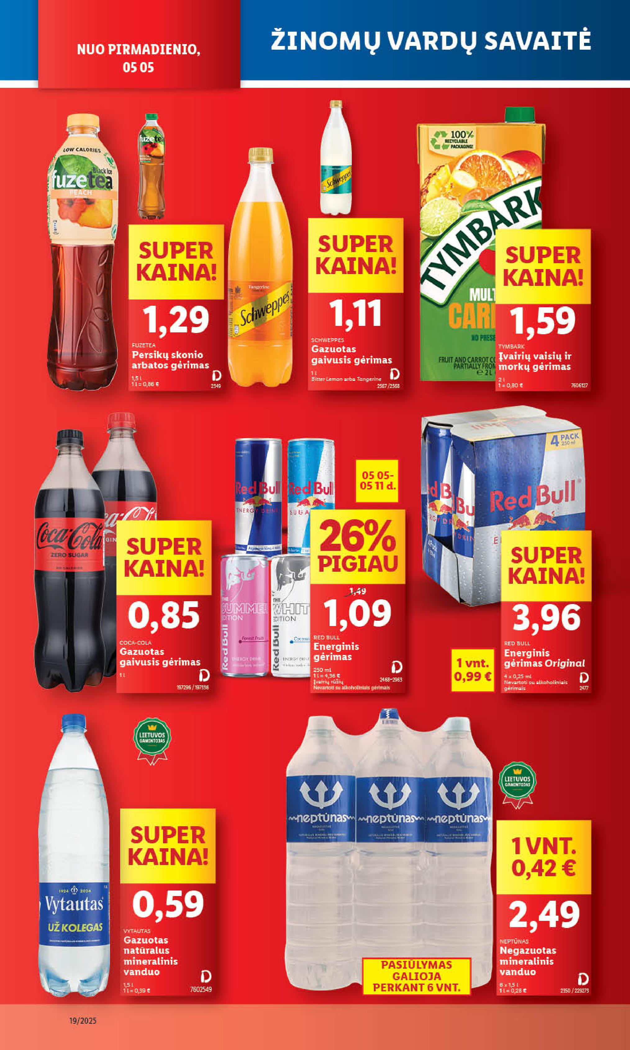 Naujausias LIDL kaininis katalogas 2025.05.05 - 2025.05.11