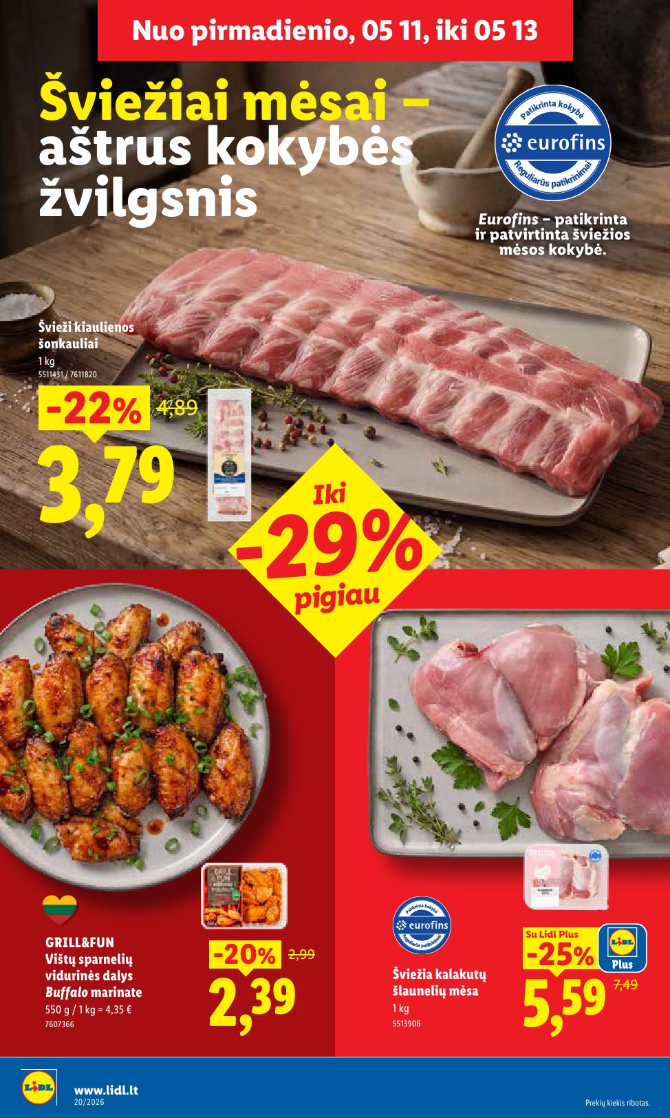 Naujausias LIDL kaininis katalogas 2026.05.11 - 2026.05.17