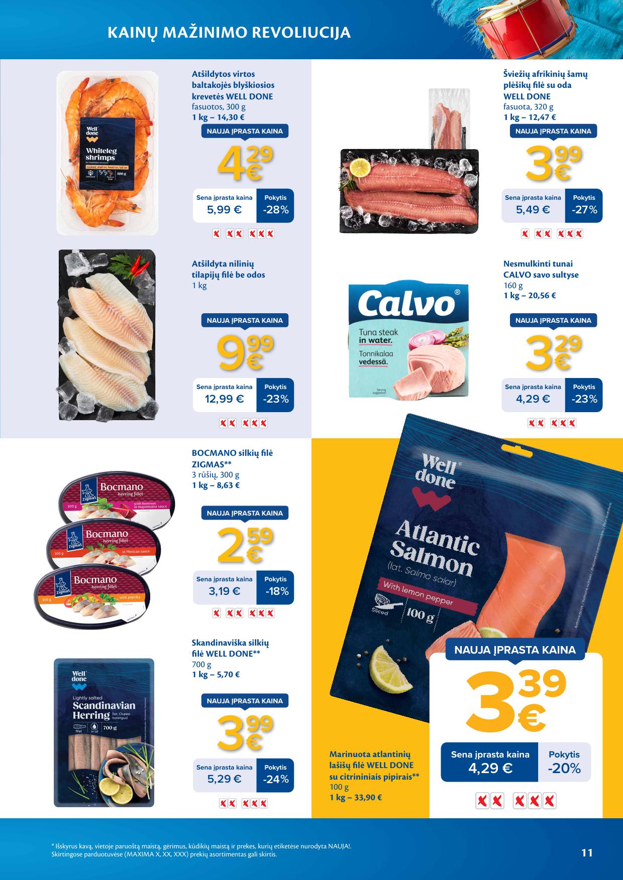MAXIMA nuolaidų leidinys "Kainų mažinimo revoliucija" 2026.03.03 - 2026.03.09