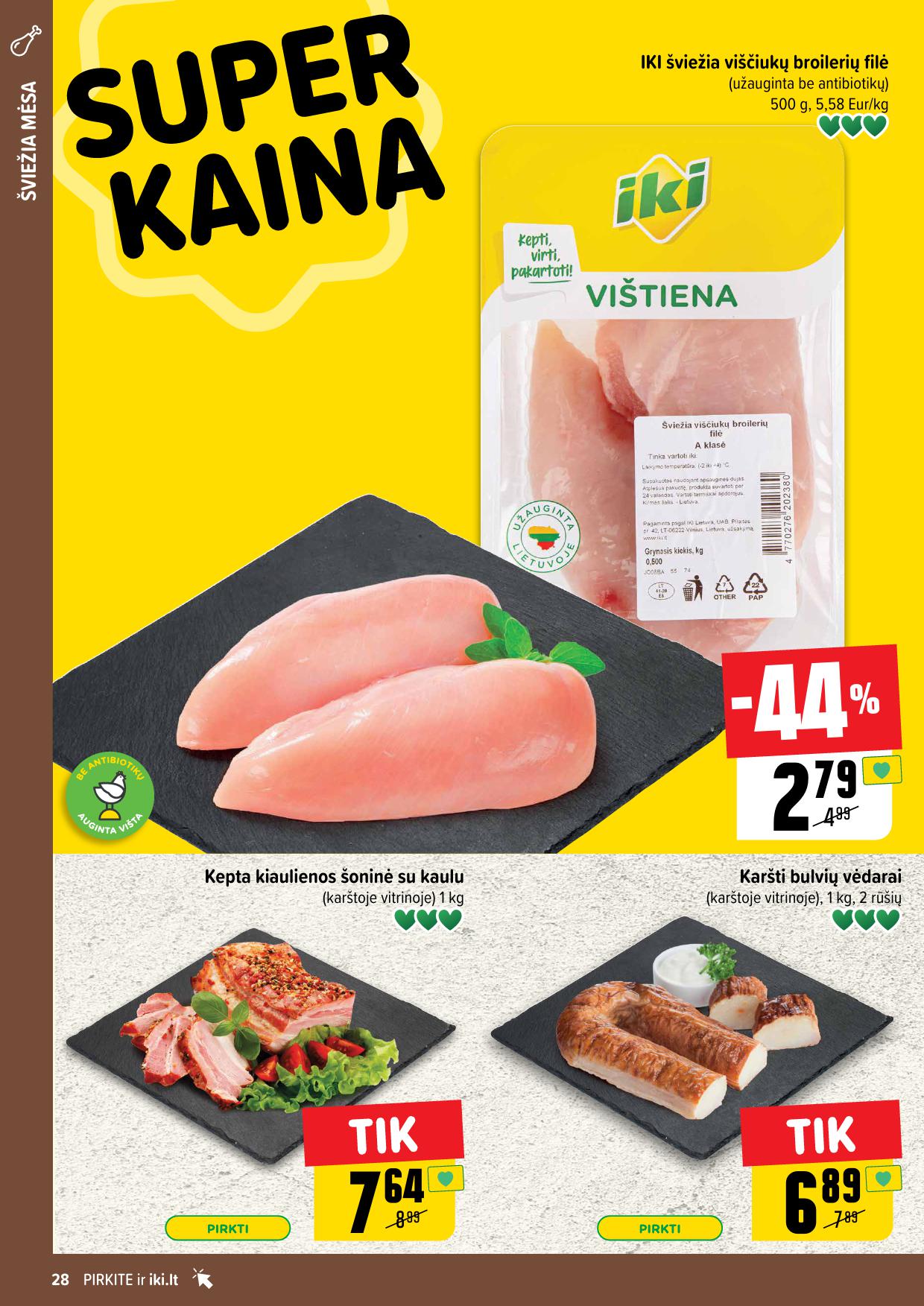 Naujausias IKI kaininis katalogas 2024.04.22 - 2024.04.28