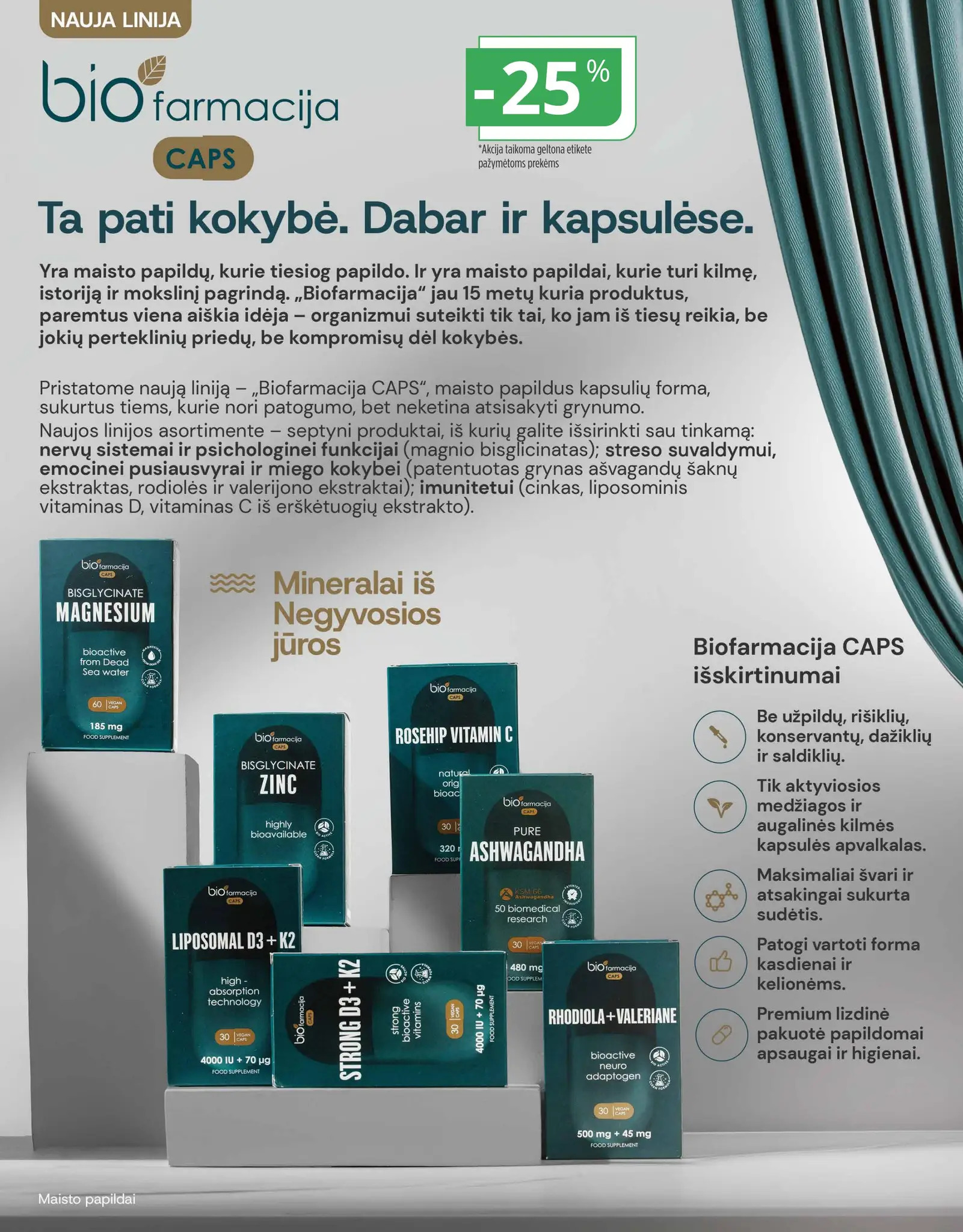 NORFOS vaistinės akcijų ir nuolaidų leidinys 2026.10.01 - 2026.10.31
