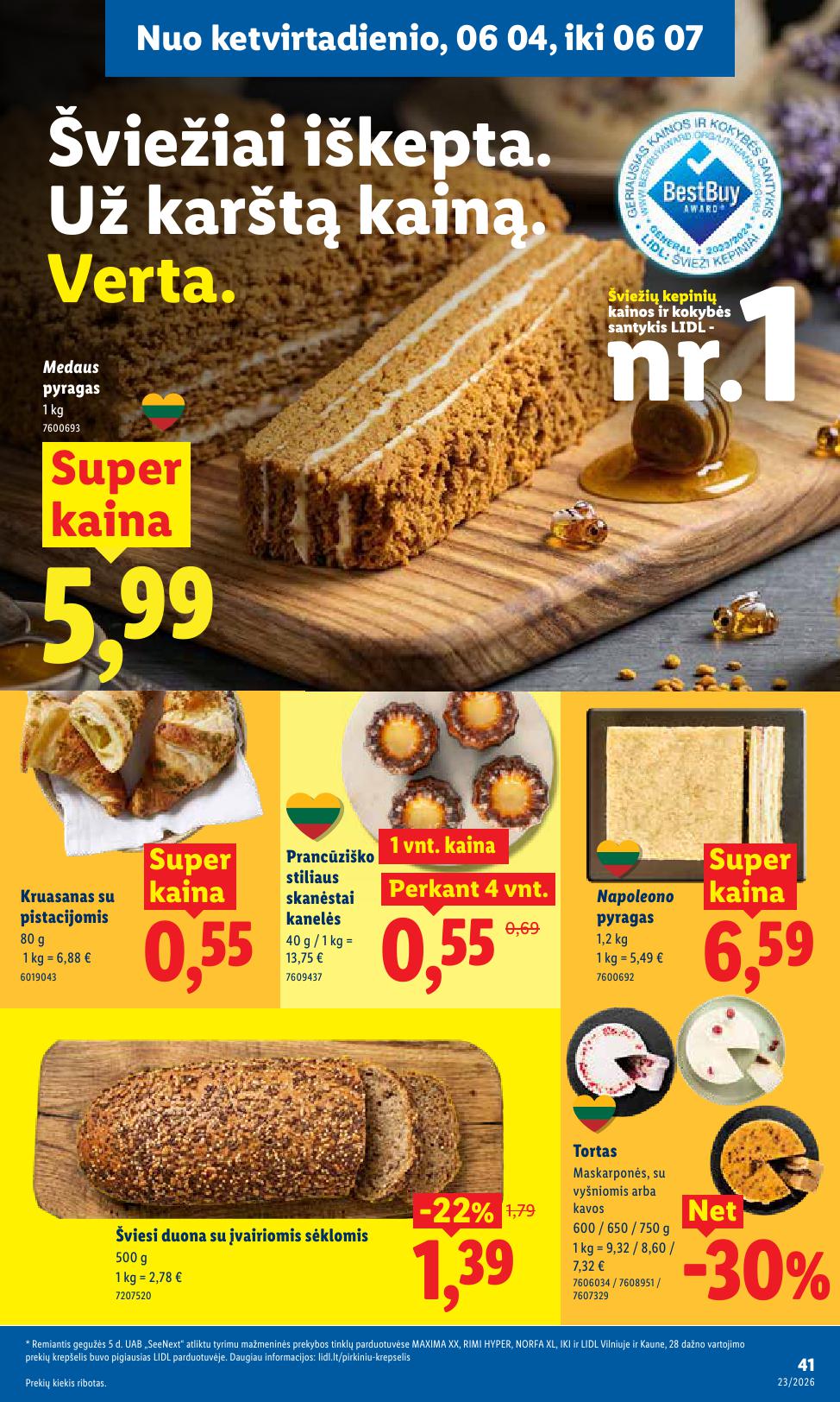 LIDL akcijų ir nuolaidų leidinys 2026.06.01 - 2026.06.07