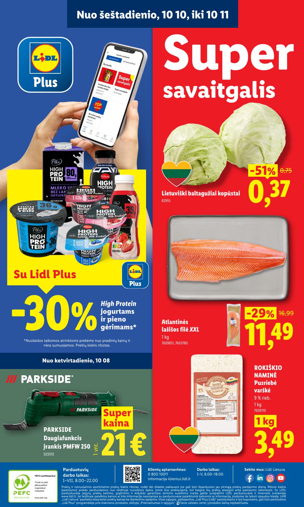 Naujausias LIDL kaininis katalogas 2026.10.05 - 2026.10.11