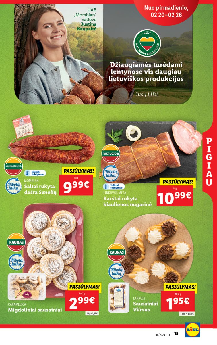 Naujausias LIDL kaininis katalogas 2023.02.20 - 2023.02.26