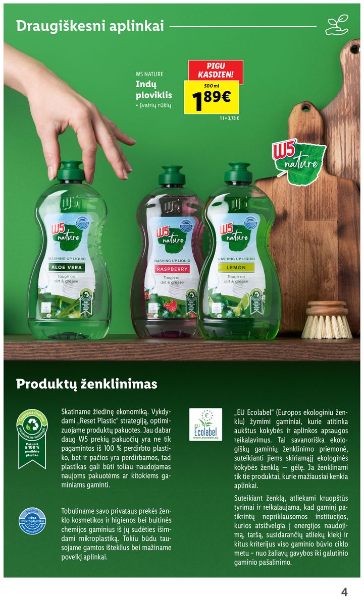 LIDL švaros prekių katalogas "Švaros festivalis" galioja nuo 2023.02.09