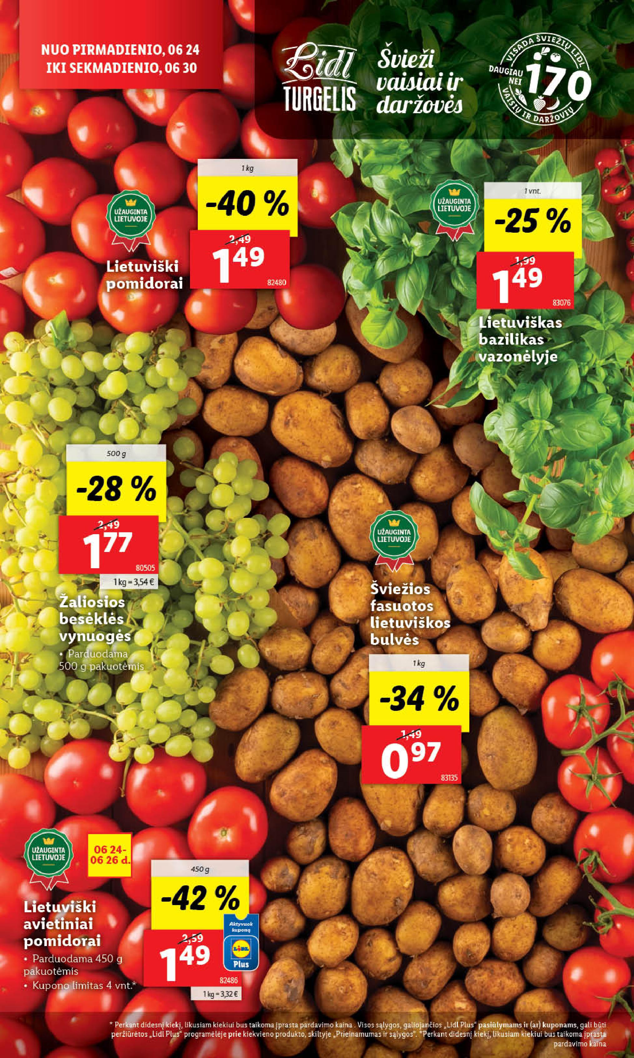 Naujausias LIDL kaininis katalogas 2024.06.24 - 2024.06.30