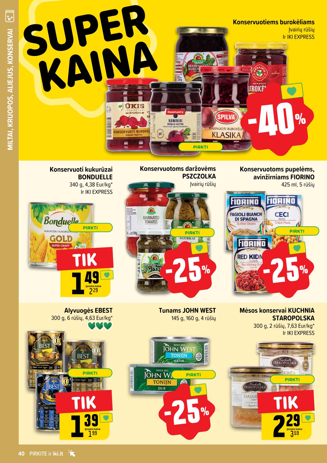 Naujausias IKI kaininis katalogas 2025.05.26 - 2025.06.01