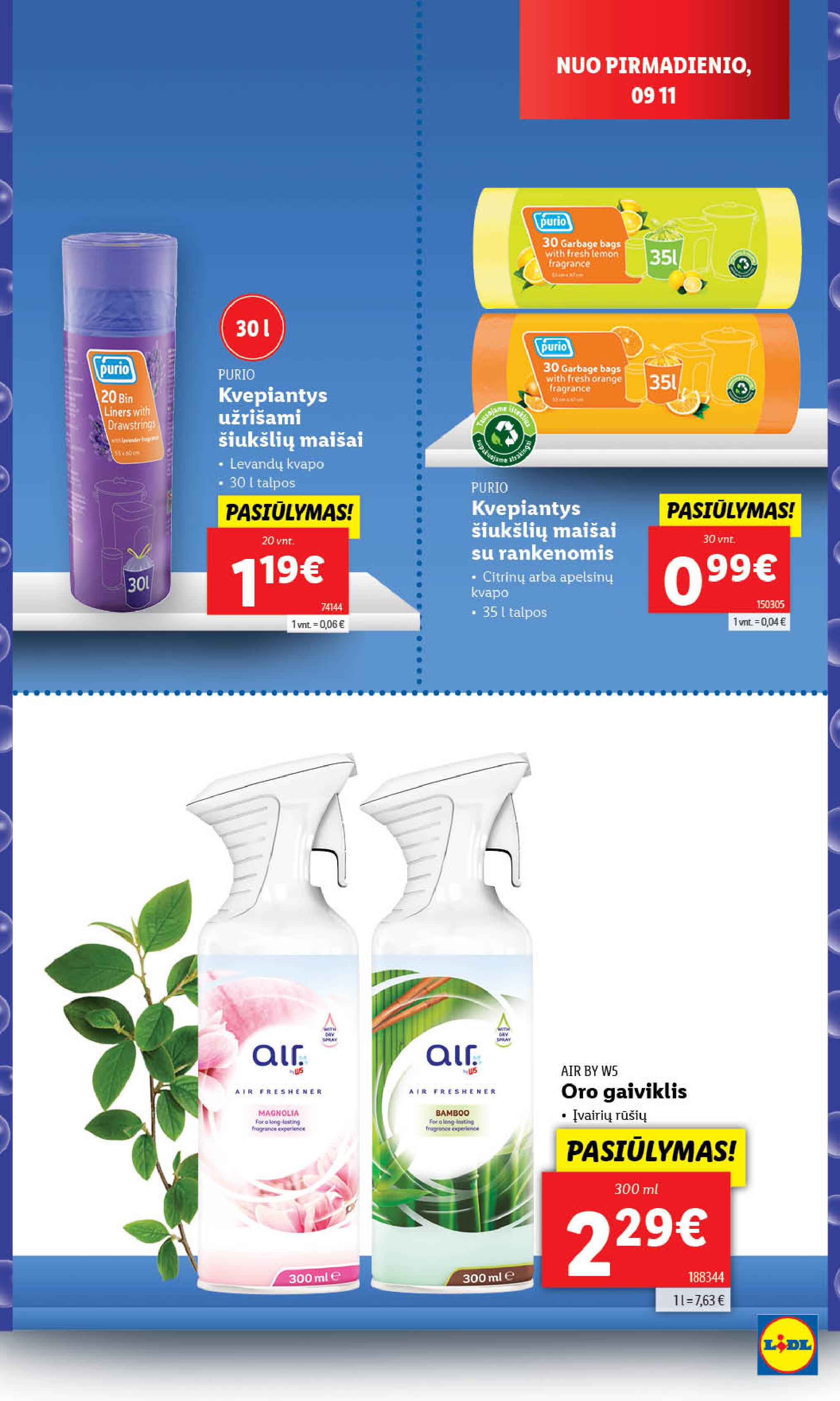 Naujausias LIDL kaininis katalogas 2023.09.11 - 2023.09.17