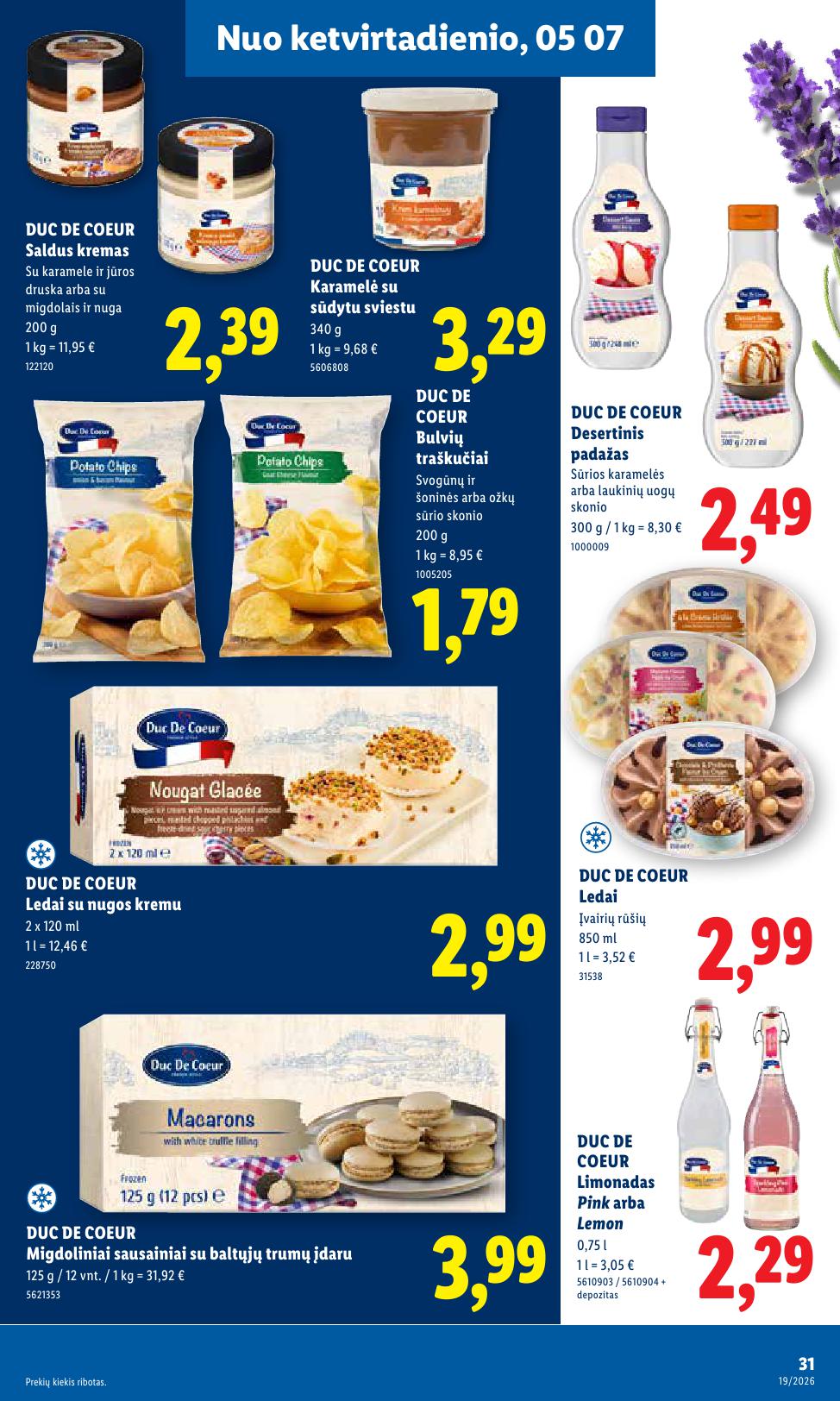 Naujausias LIDL kaininis katalogas 2026.05.04 - 2026.05.10