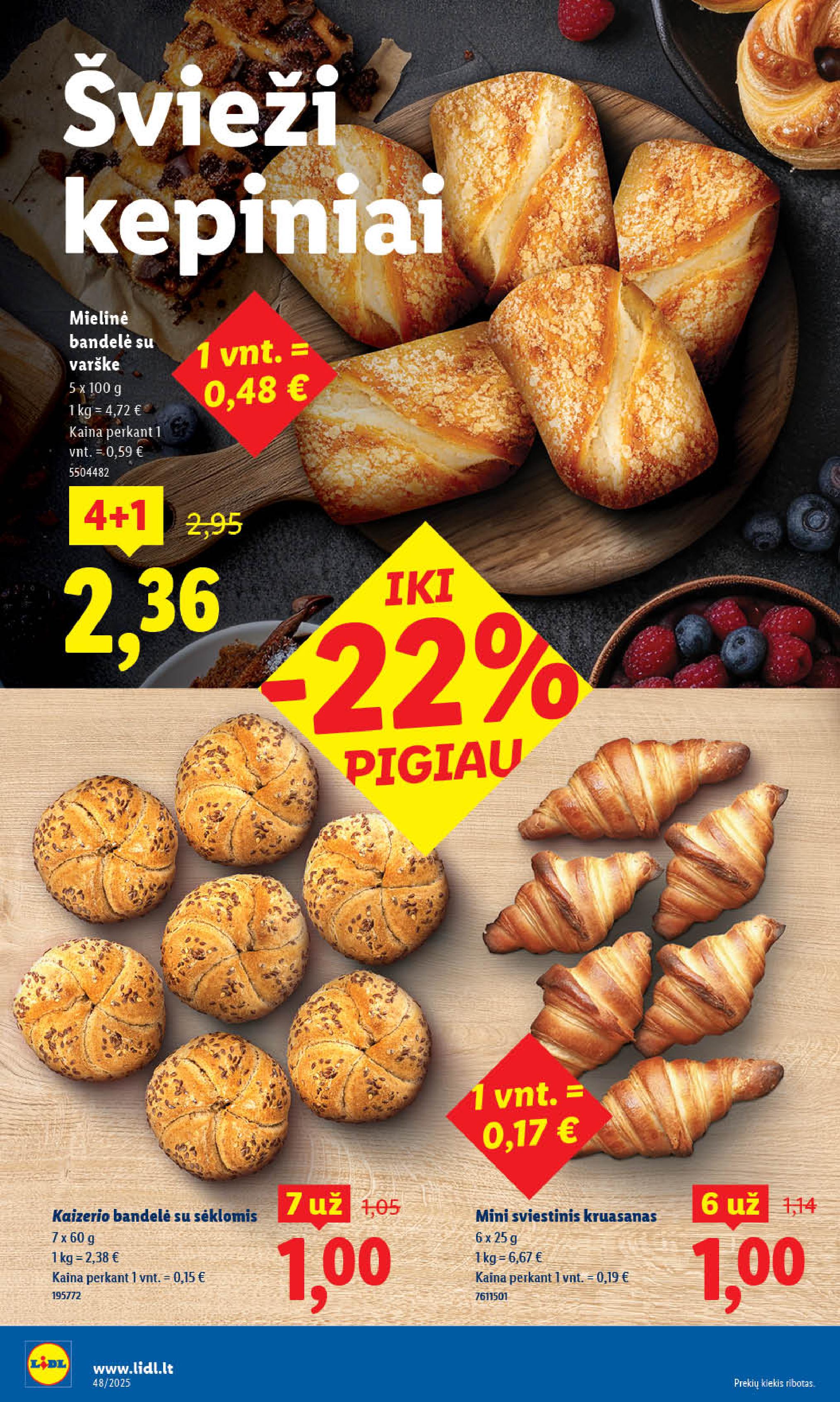 Naujausias LIDL kaininis katalogas 2025.11.24 - 2025.11.30