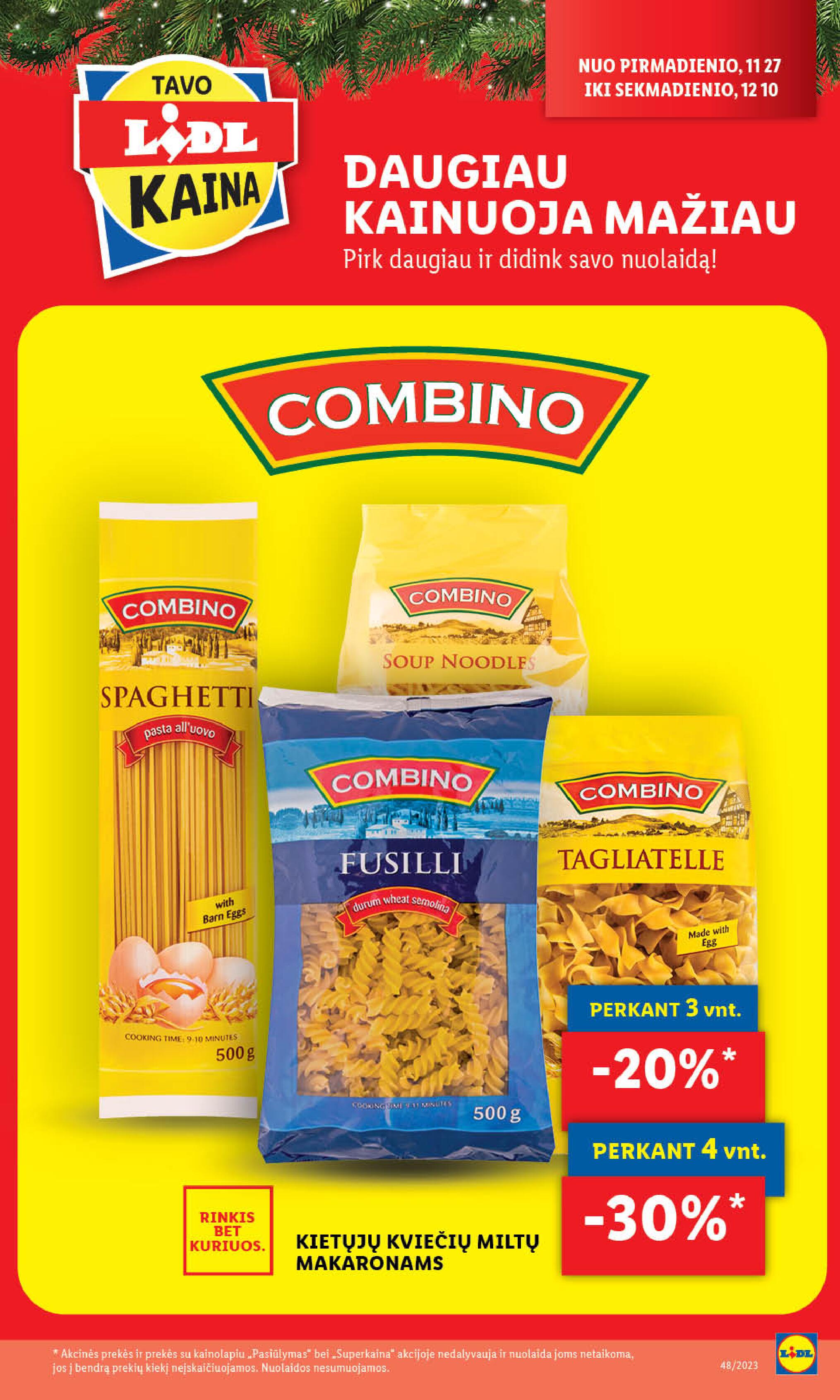 Naujausias LIDL kaininis katalogas 2023.11.27 - 2023.12.03