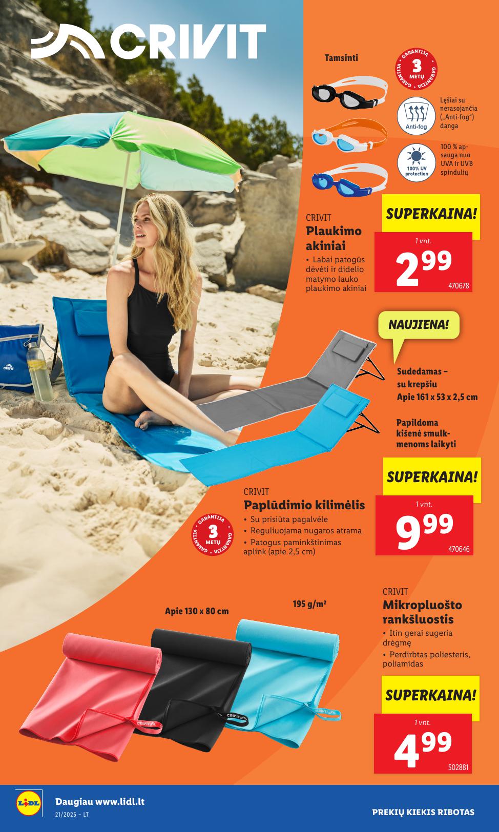 LIDL ne maisto prekių leidinys 2025.05.19 - 2025.05.25