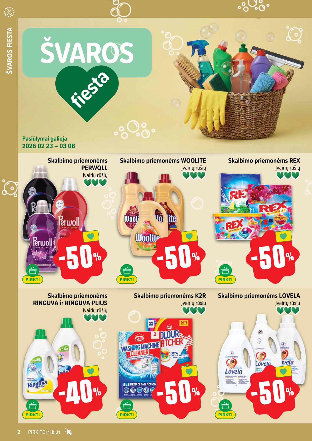 Naujausias IKI kaininis katalogas 2026.02.23 - 2026.03.01