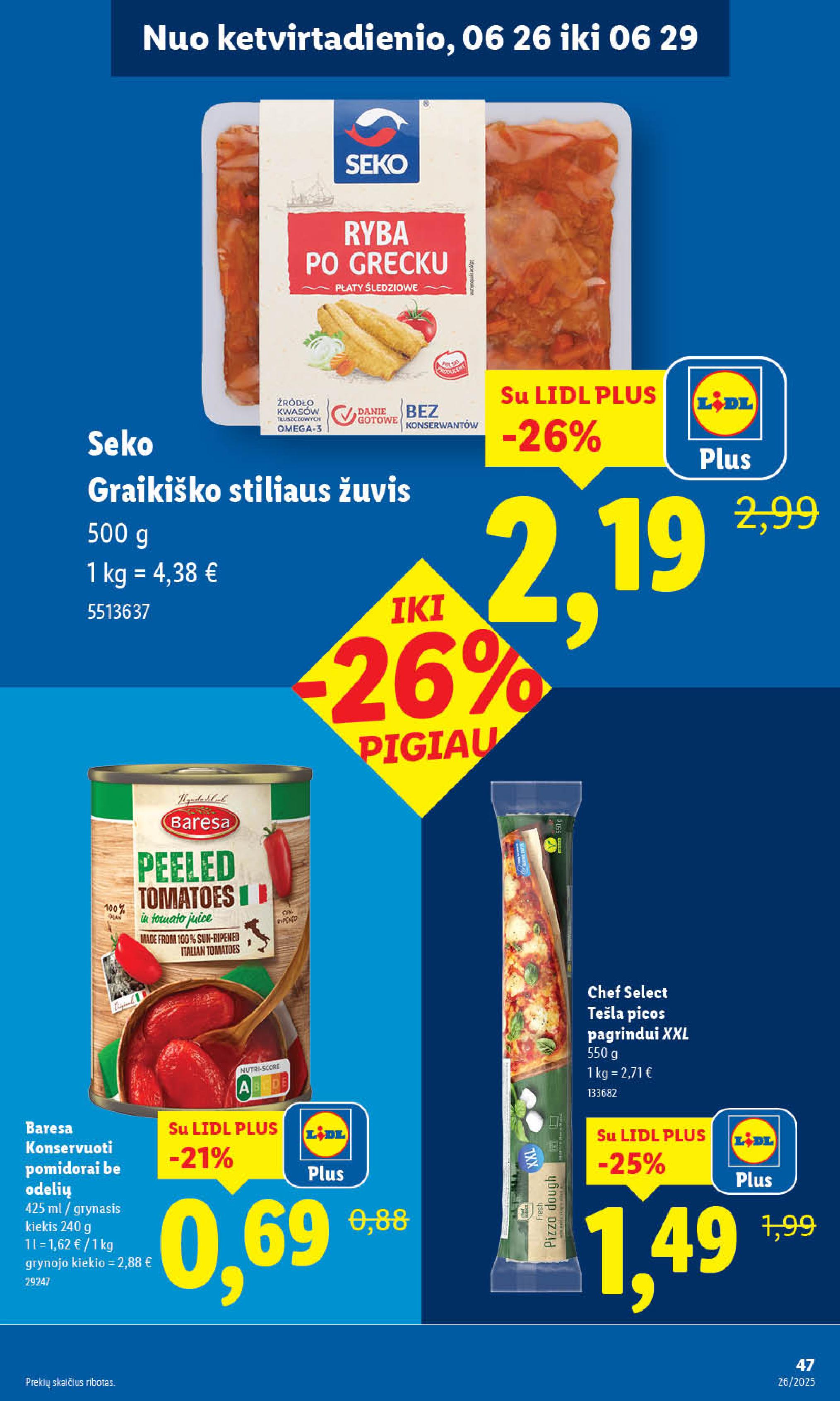 Naujausias LIDL kaininis katalogas 2025.06.23 - 2025.06.29