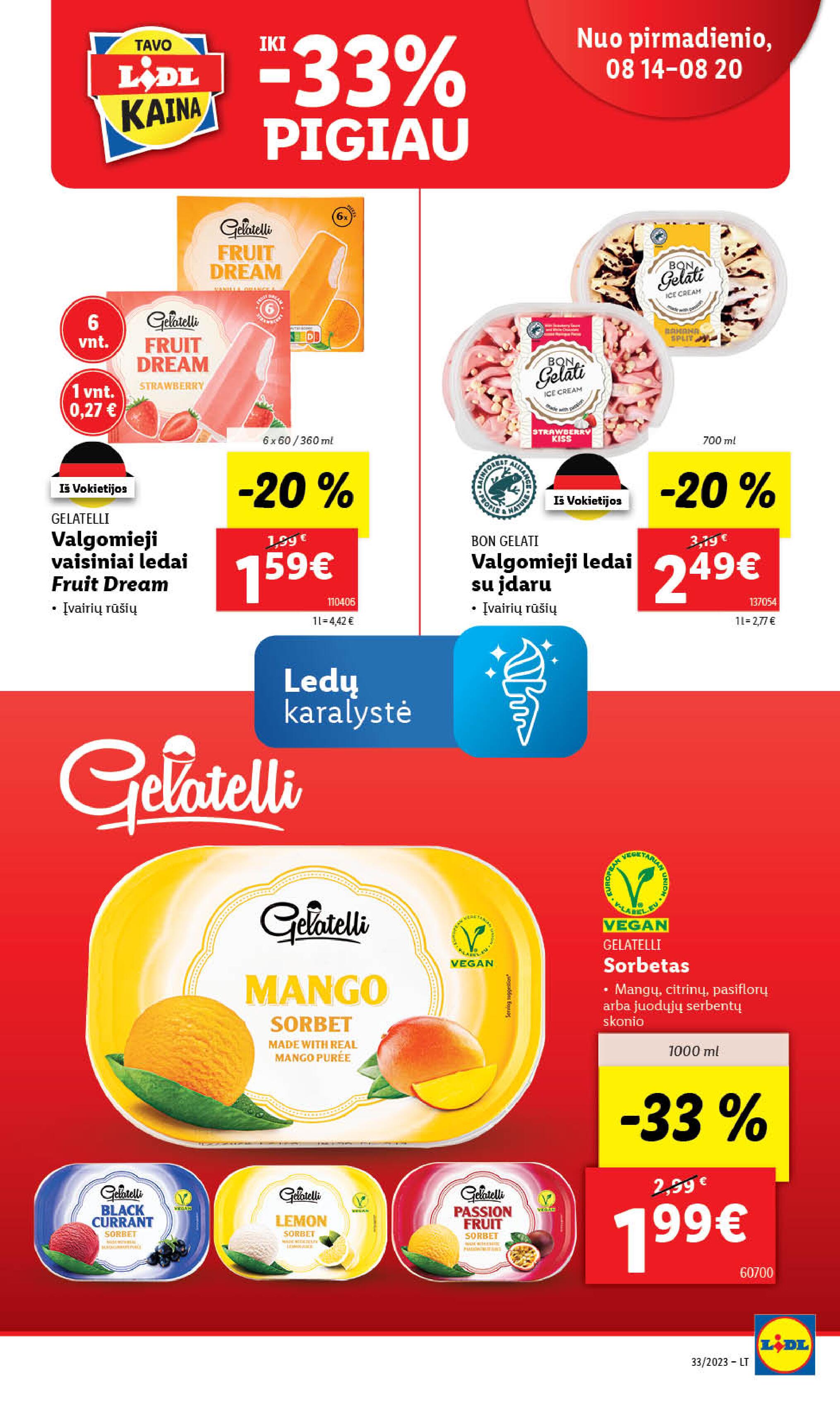 Naujausias LIDL kaininis katalogas 2023.08.14 - 2023.08.20
