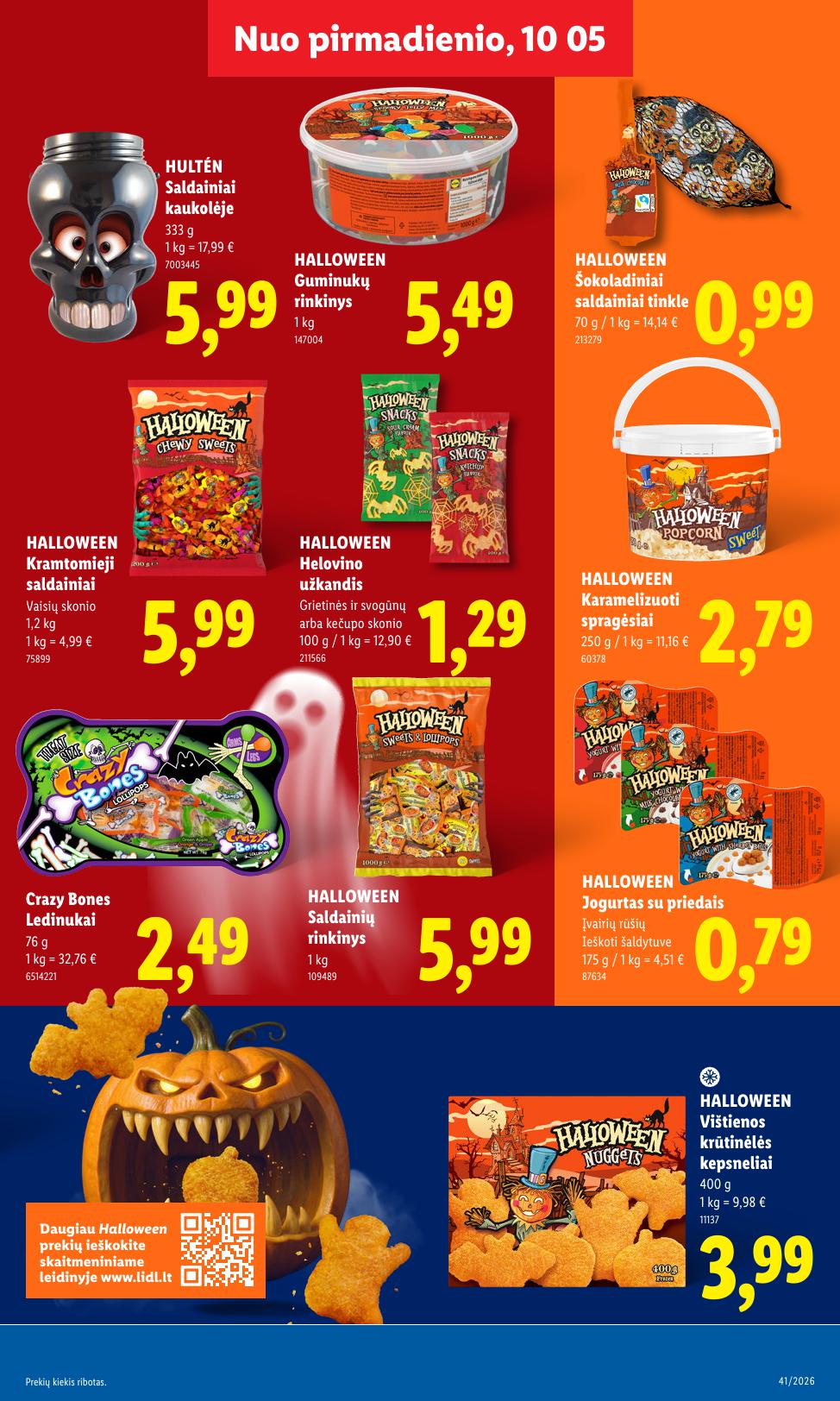 Naujausias LIDL kaininis katalogas 2026.10.05 - 2026.10.11