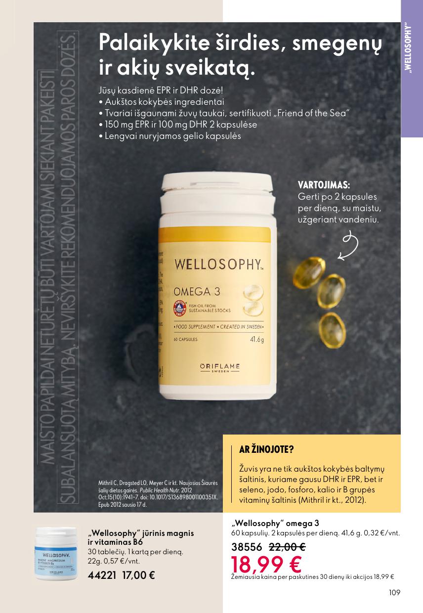 Naujas ORIFLAME katalogas galioja 2026.04.22 - 2026.05.12