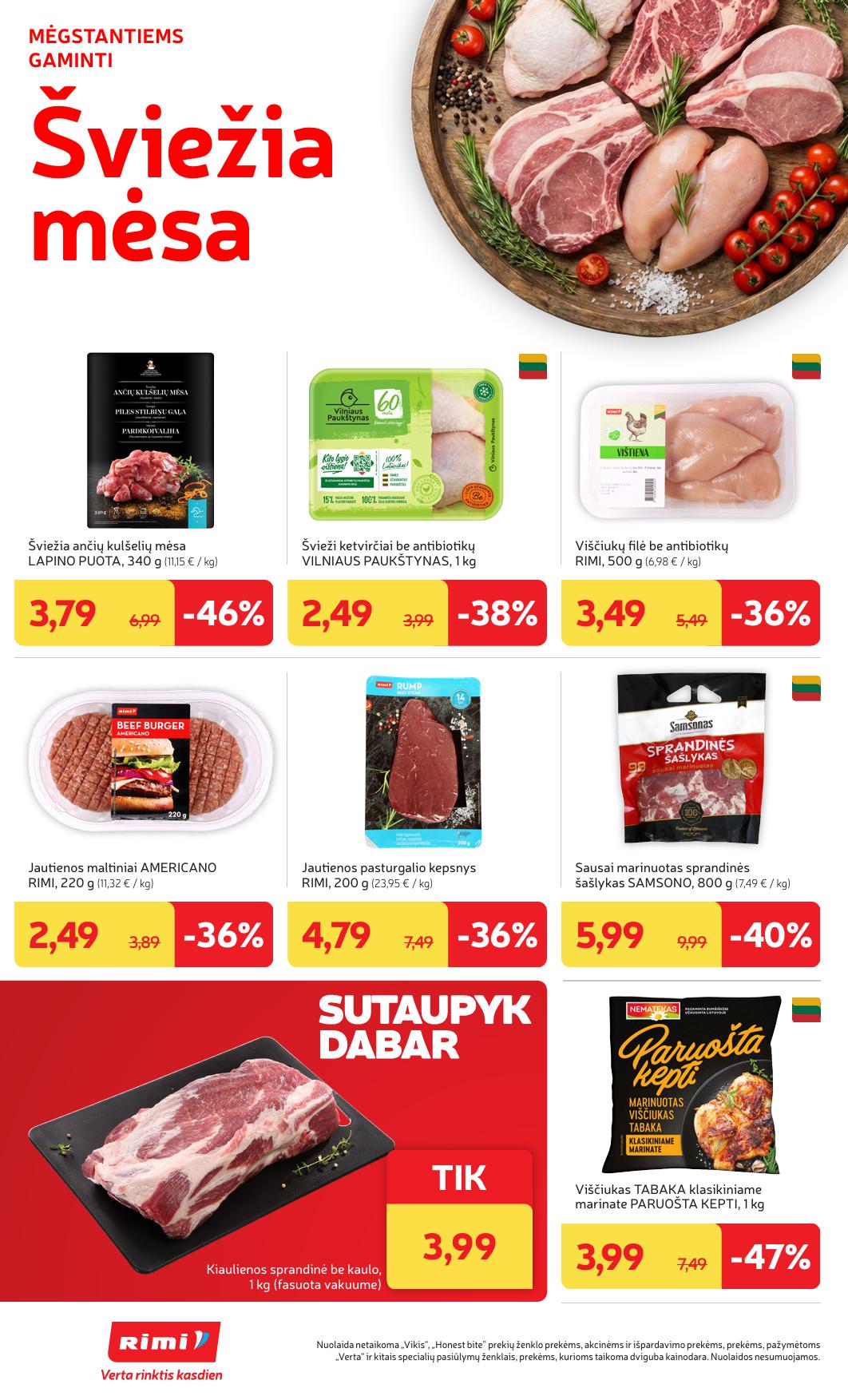 Naujausias RIMI kaininis katalogas 2026.04.28 - 2026.05.04