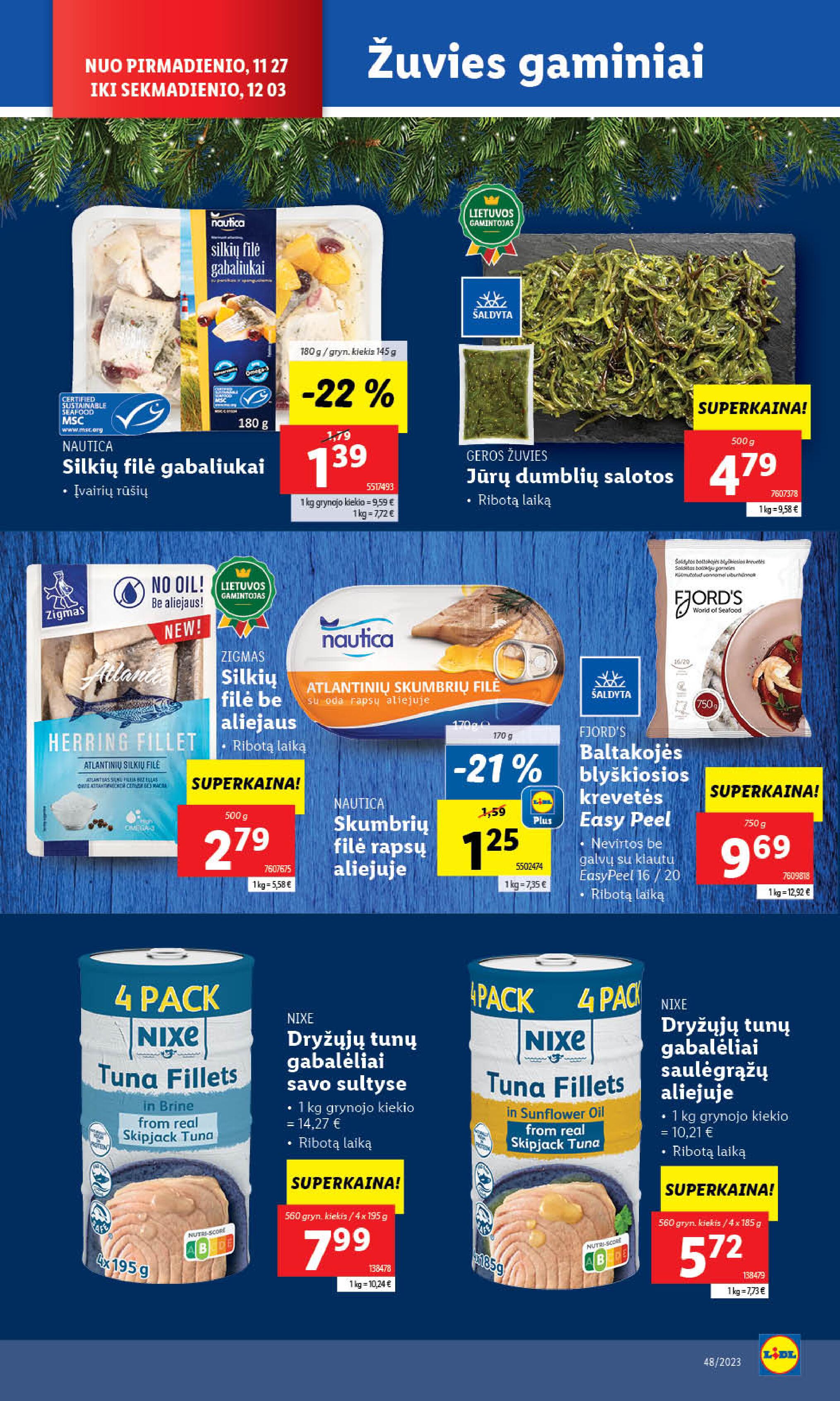 Naujausias LIDL kaininis katalogas 2023.11.27 - 2023.12.03